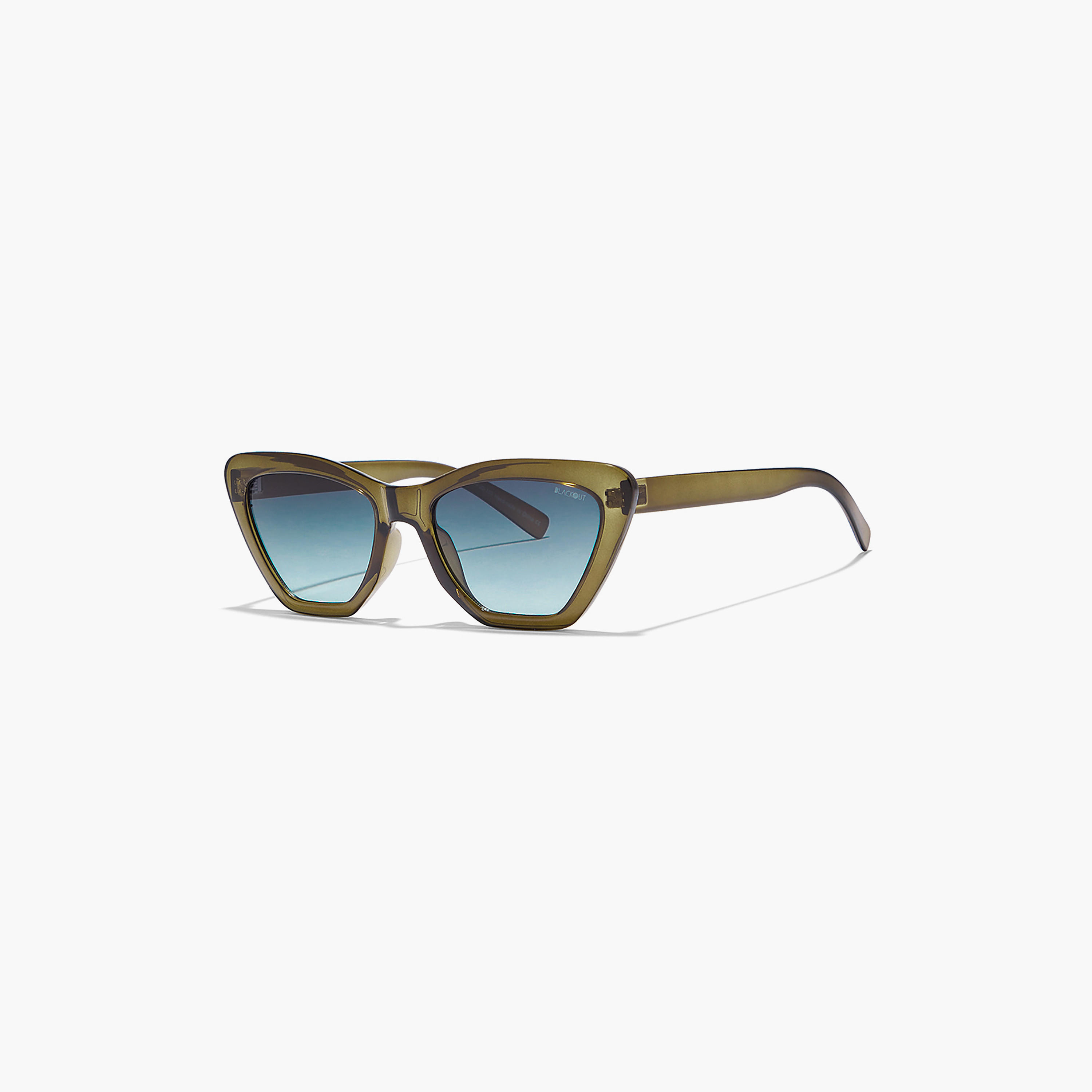 نظارة شمسية زرقاء ذات كات آي من بلاك أوت هاتي مع 57 مم -women-sunglasses-image-1