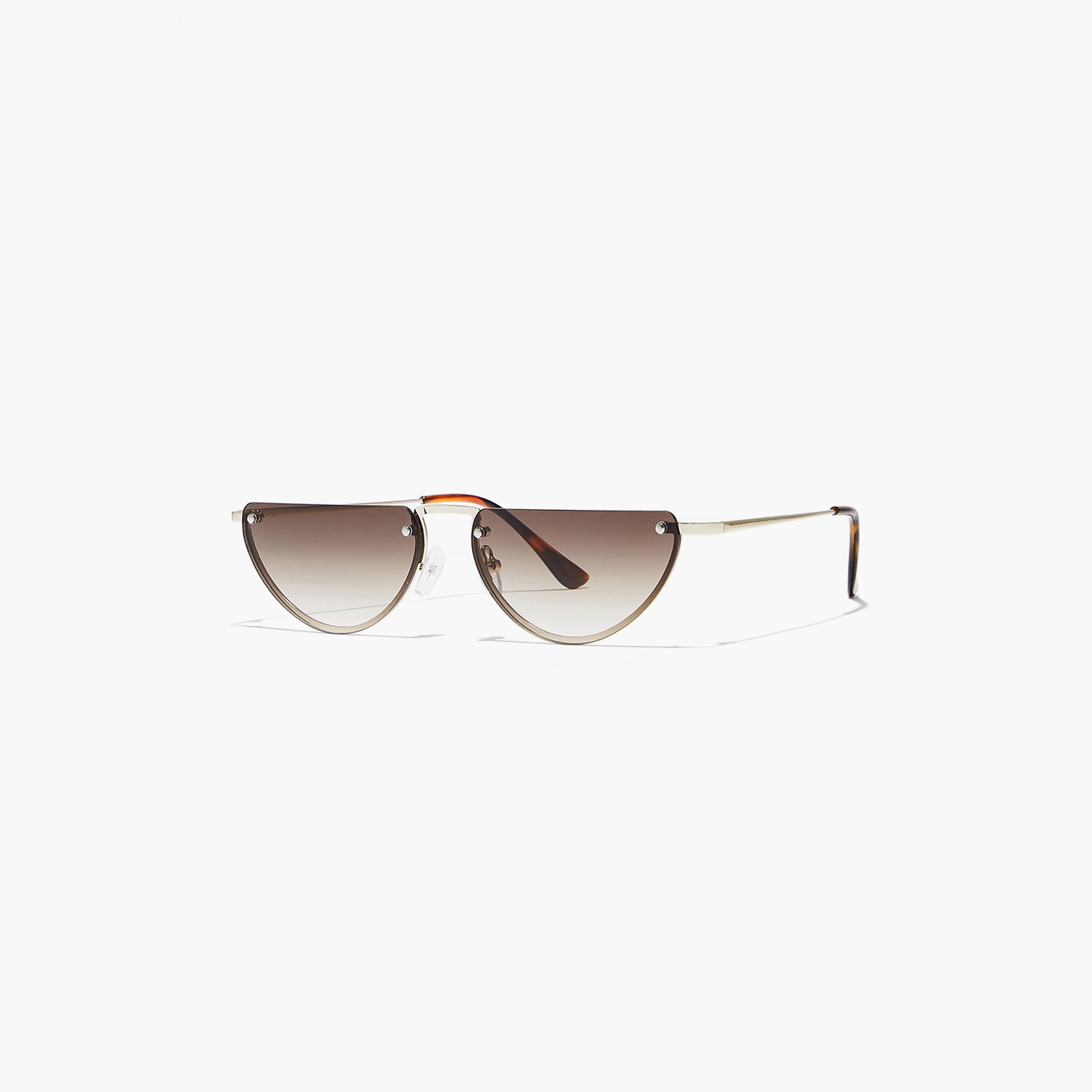 BlackOut DEMI LUNE Brown 59 mm Cat Eye Sunglasses -women-sunglasses-image-1