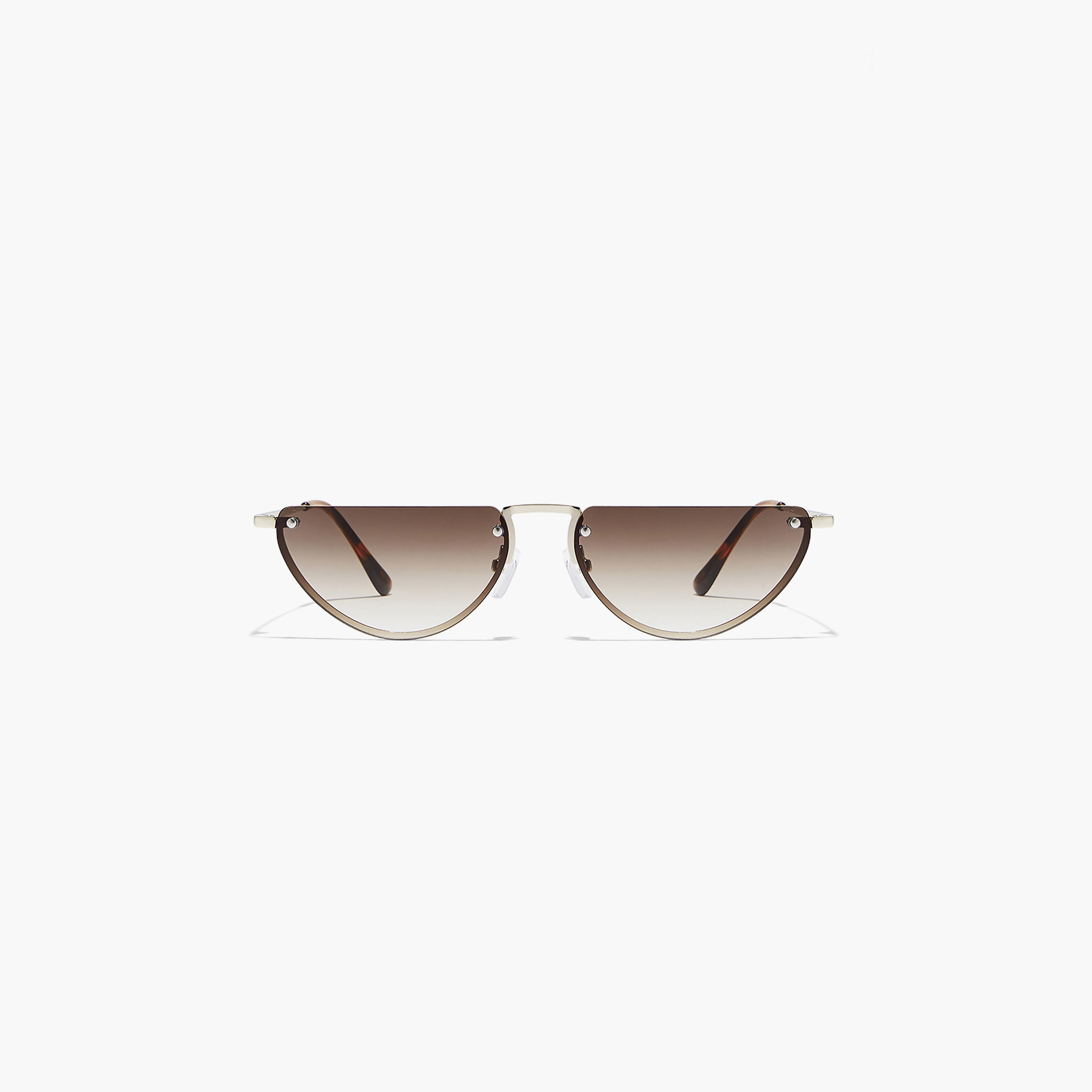 BlackOut DEMI LUNE Brown 59 mm Cat Eye Sunglasses -women-sunglasses-image-2