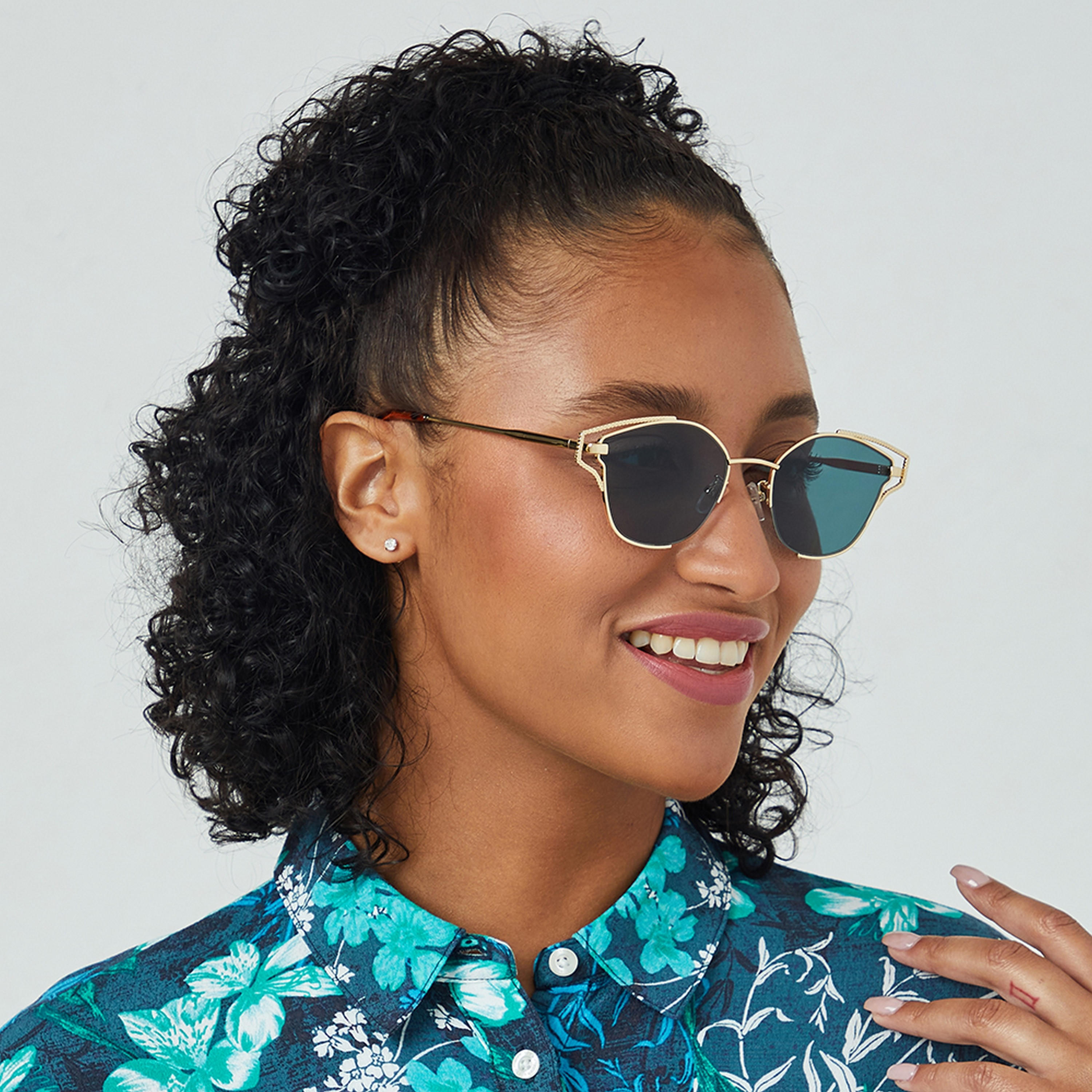 BlackOut HYPATIA  Green 54 mm Cat Eye Sunglasses -women-sunglasses-image-5