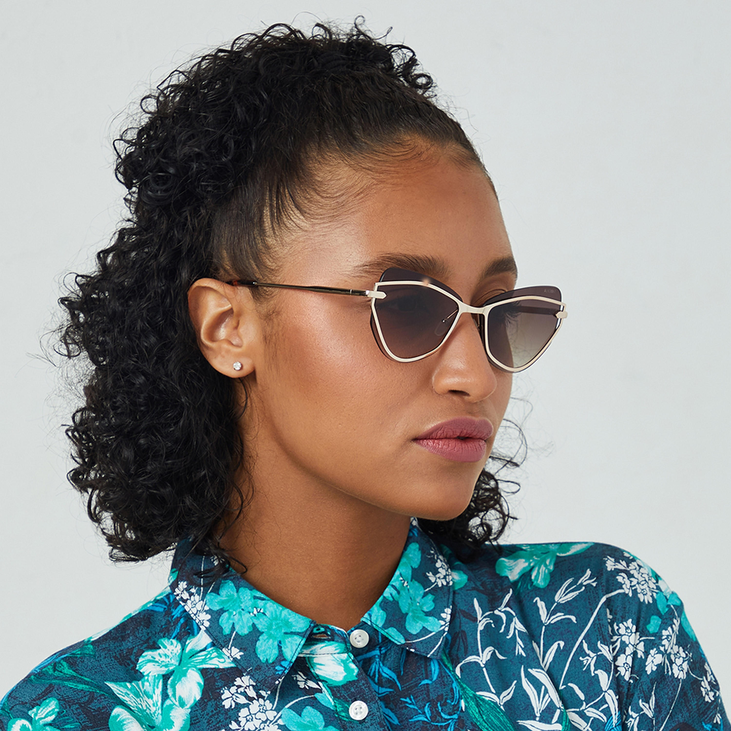 نظارة شمسية وبنية ذات كات آي من بلاك أوت توايلايت مع 58 مم-women-sunglasses-image-5