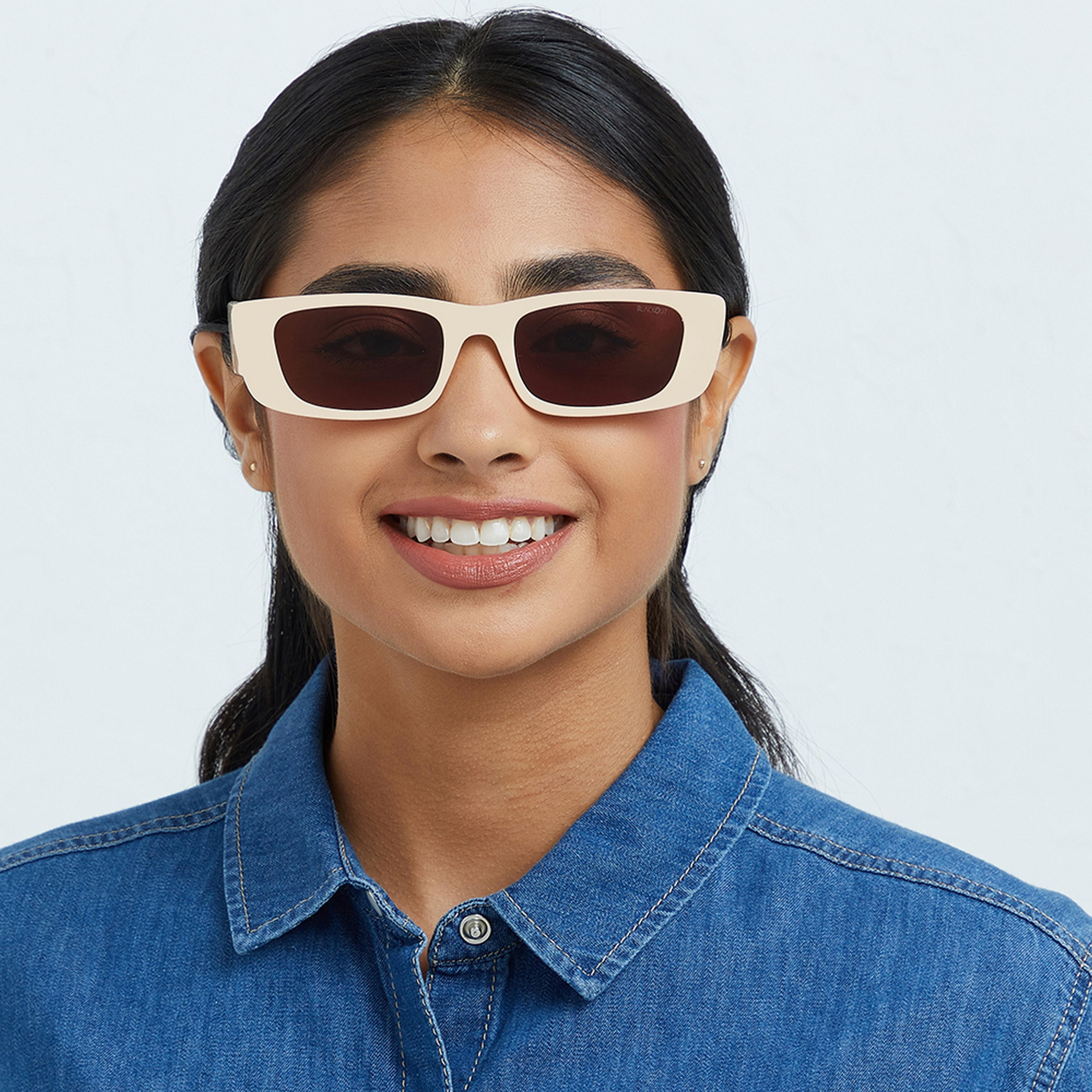 BlackOut MANHATTAN Brown 52 mm Rectangle Sunglasses -women-sunglasses-image-5