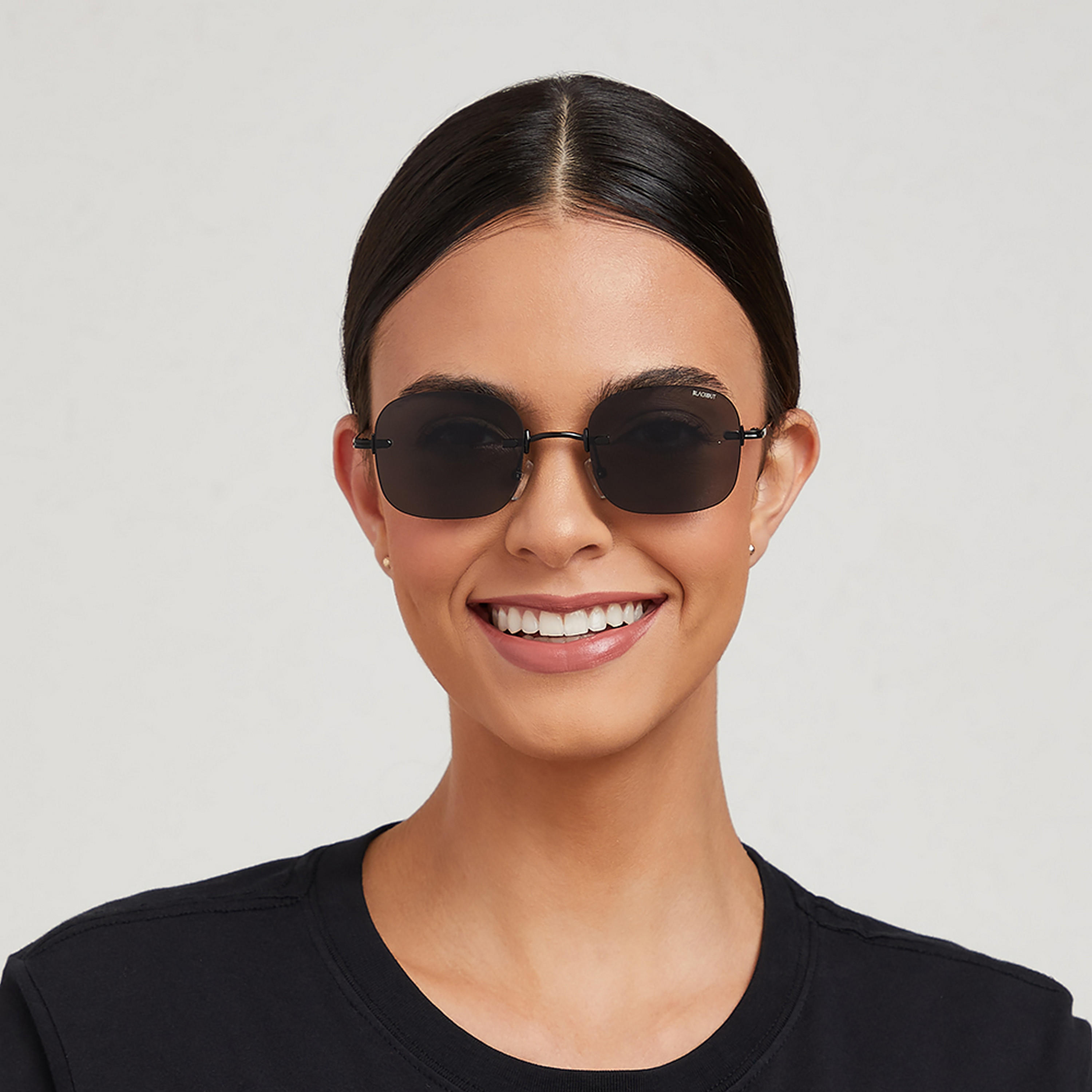 نظارة شمسية مستطيلة سوداء من بلاك أوت أنجلينا مع 51 مم -women-sunglasses-image-4