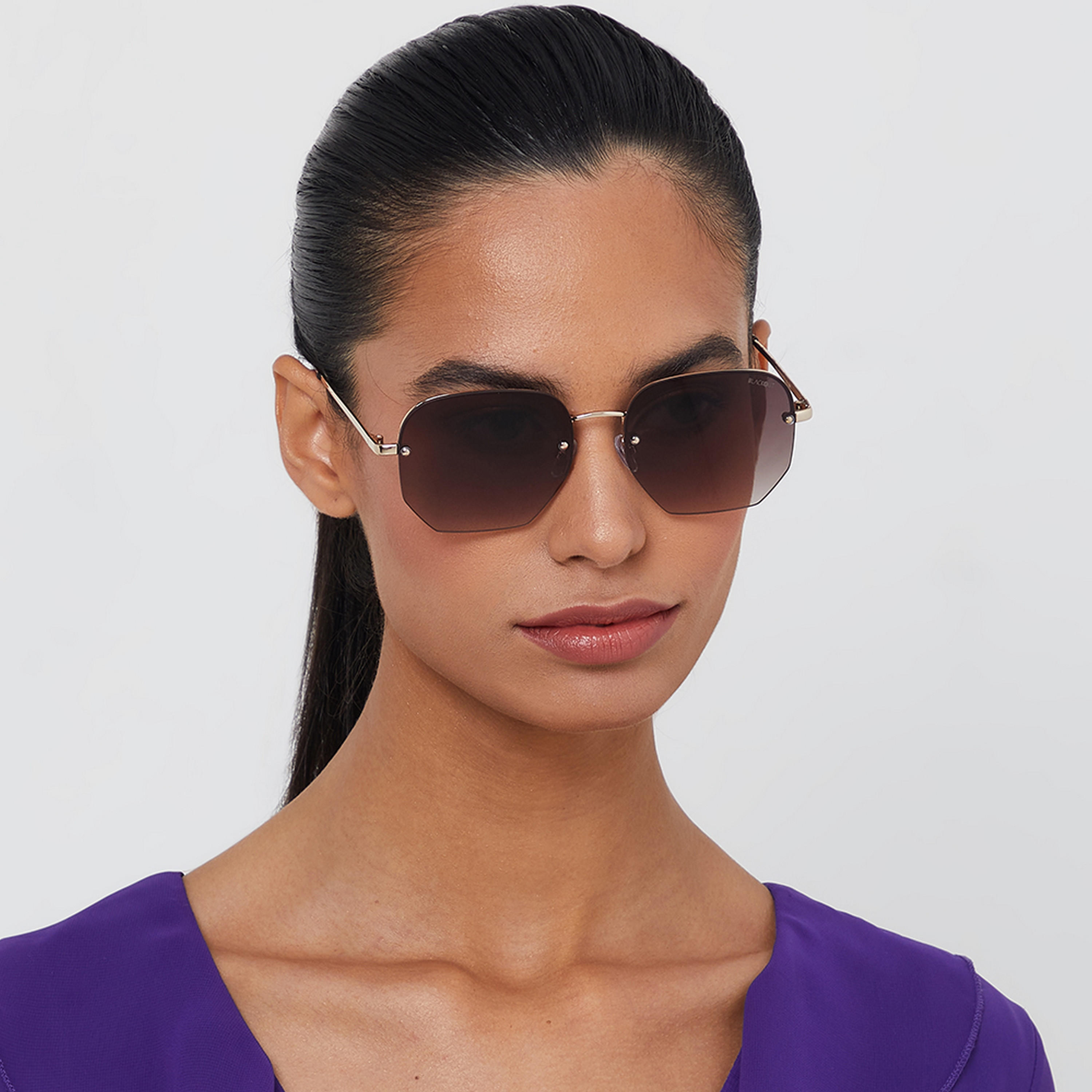 BlackOut NINA  Brown 57 mm Geometric Sunglasses -women-sunglasses-image-4