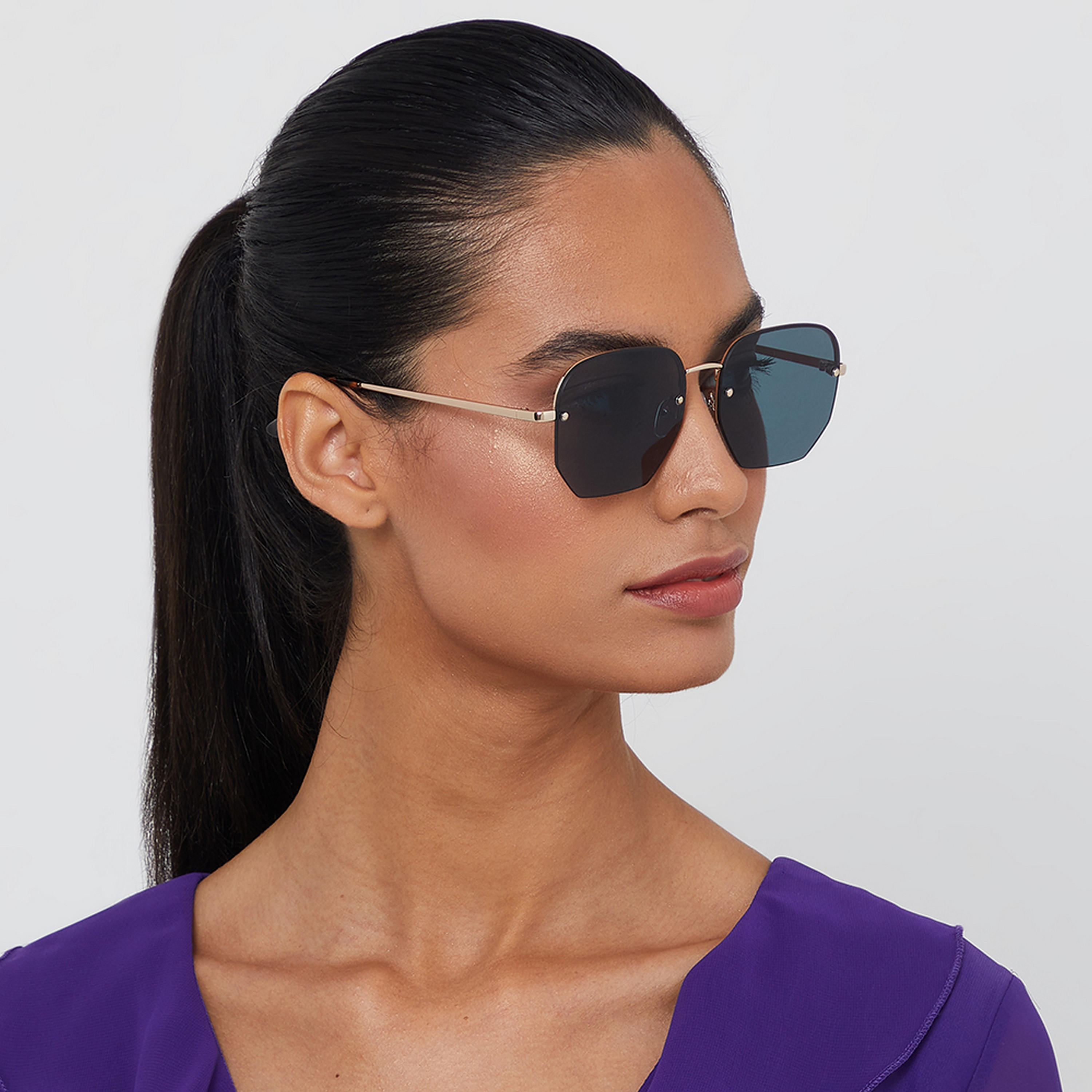BlackOut NINA  Green 57 mm Geometric Sunglasses -women-sunglasses-image-5