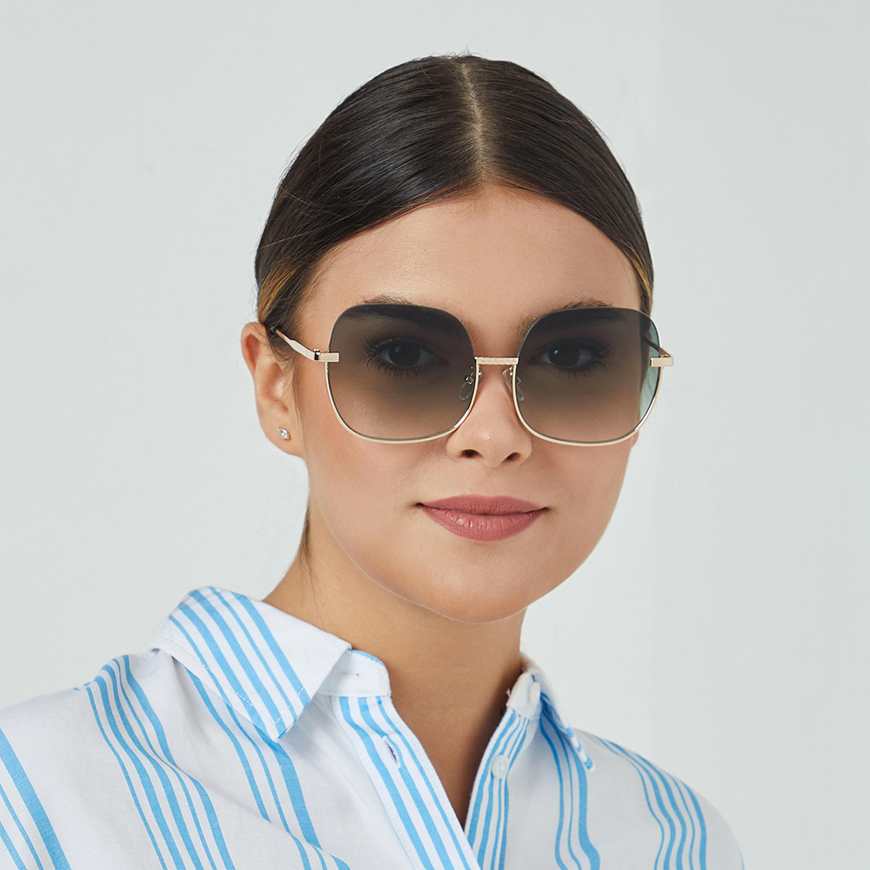 BlackOut GEO  Green 59 mm Square Sunglasses -women-sunglasses-image-4