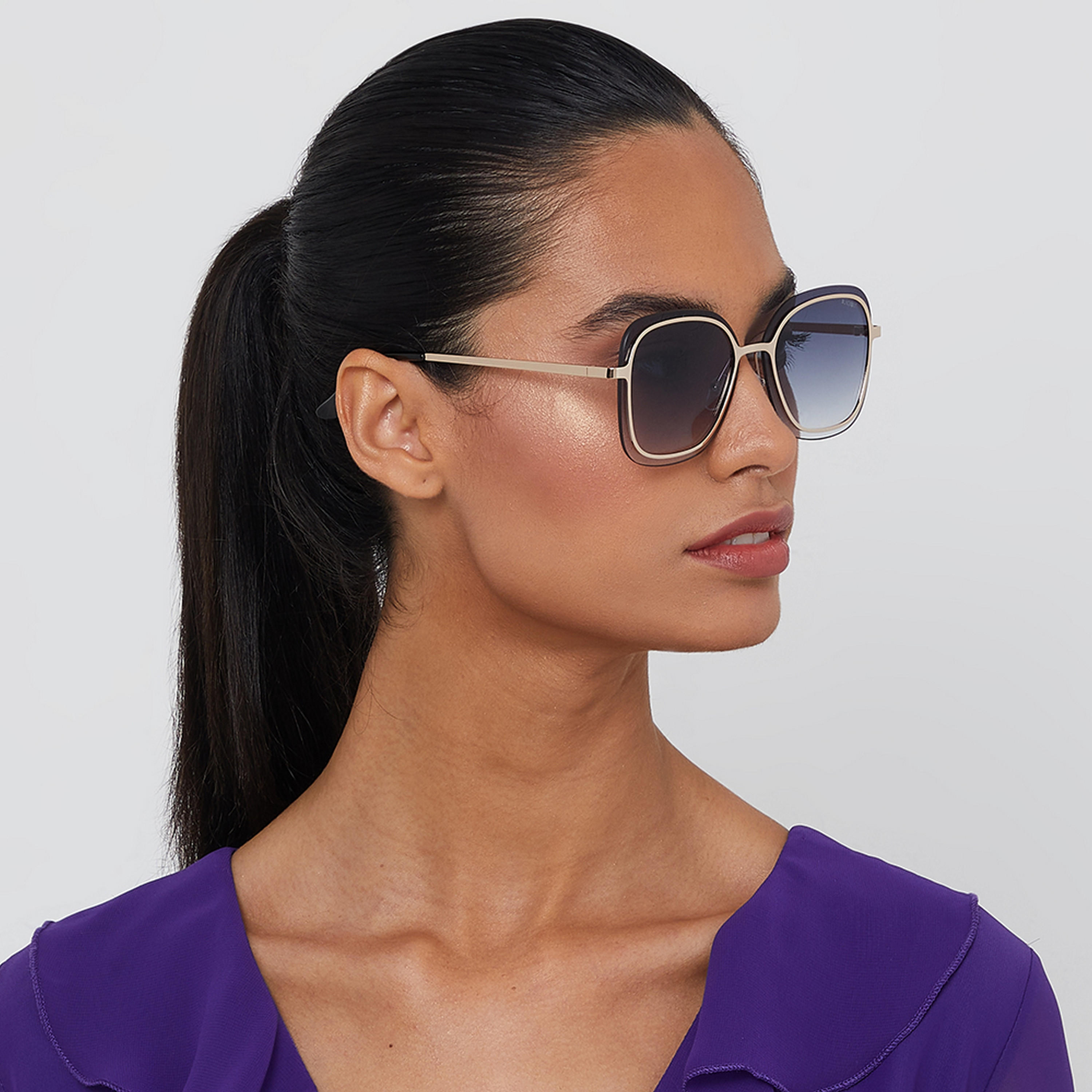 نظارة شمسية زرقاء مربعة من بلاك أوت ماري جين مع 61 مم -women-sunglasses-image-5