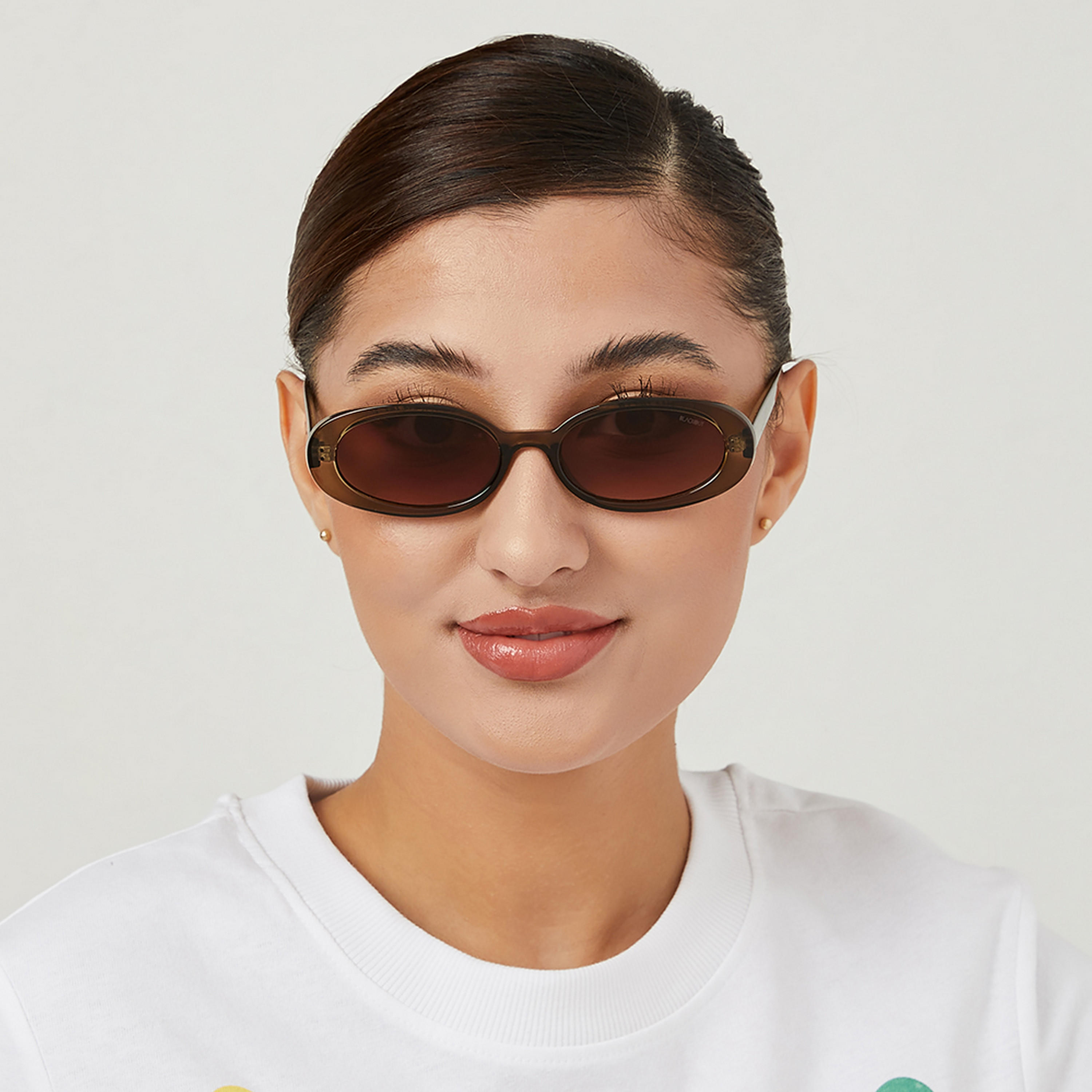 BlackOut DREW  Brown 52 mm Oval Sunglasses -women-sunglasses-image-4