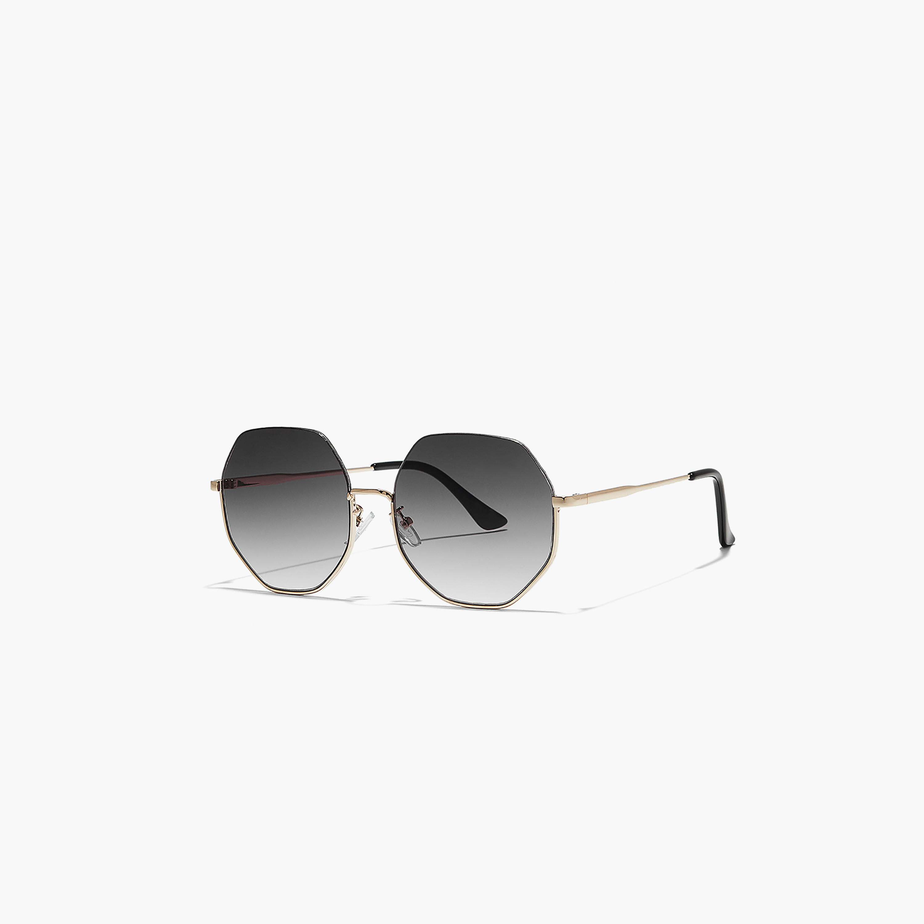 BlackOut HEXA  Black 58 mm Geometric Sunglasses -women-sunglasses-image-1