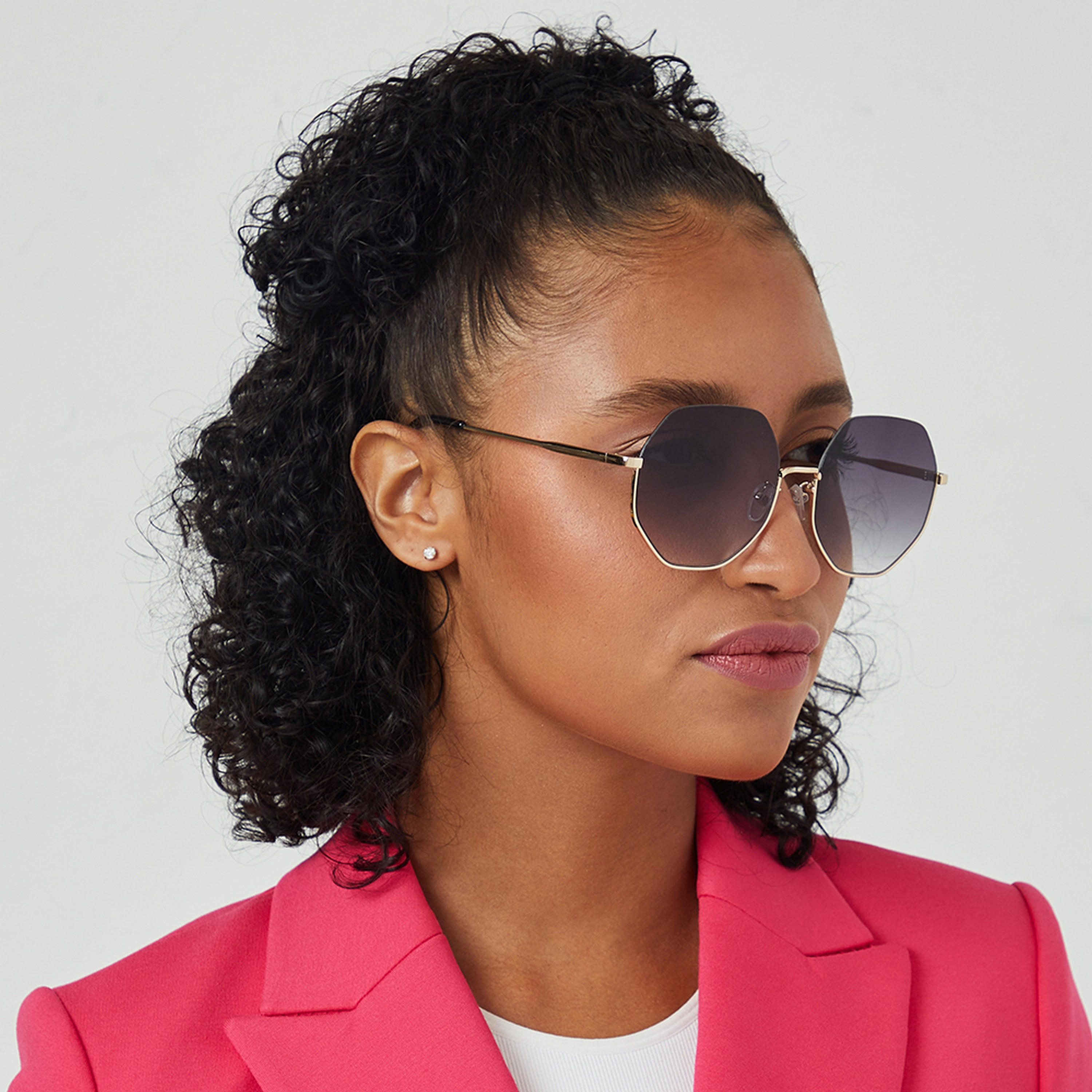 BlackOut HEXA  Black 58 mm Geometric Sunglasses -women-sunglasses-image-5