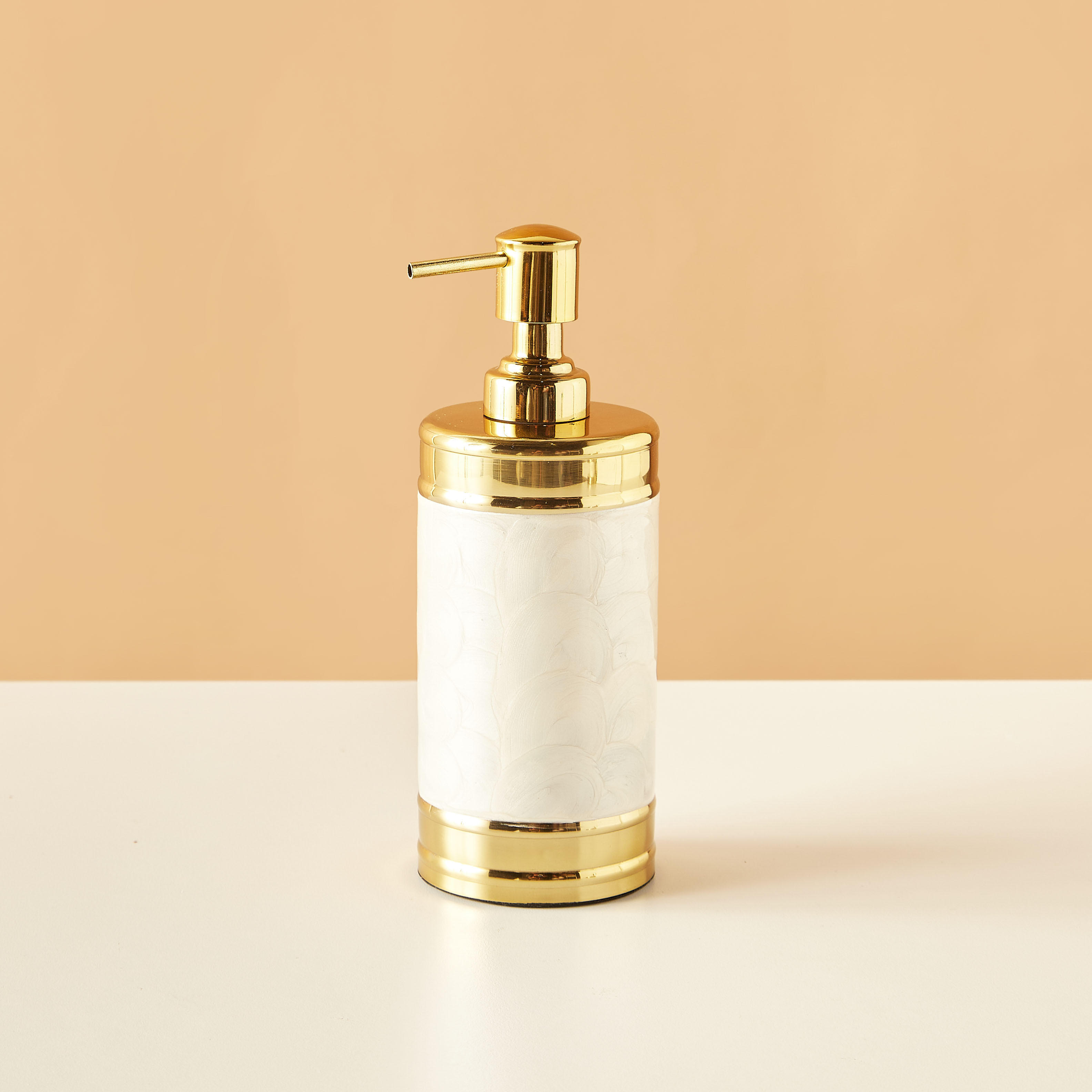 Enamel Stainless Steel Lotion Dispenser-household-bathandlaundry-bathaccessories-soapdishesanddispensers-image-2