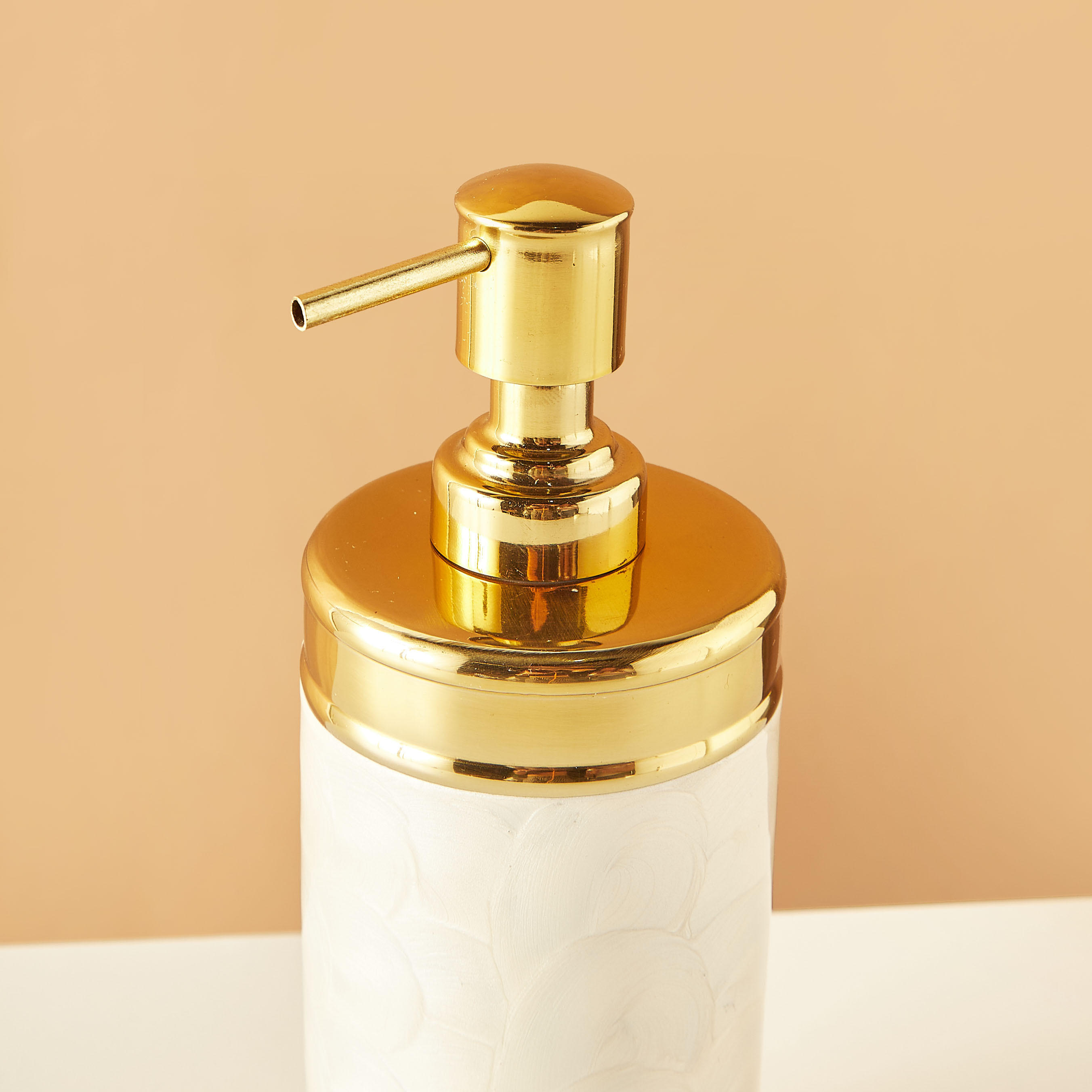 Enamel Stainless Steel Lotion Dispenser-household-bathandlaundry-bathaccessories-soapdishesanddispensers-image-3