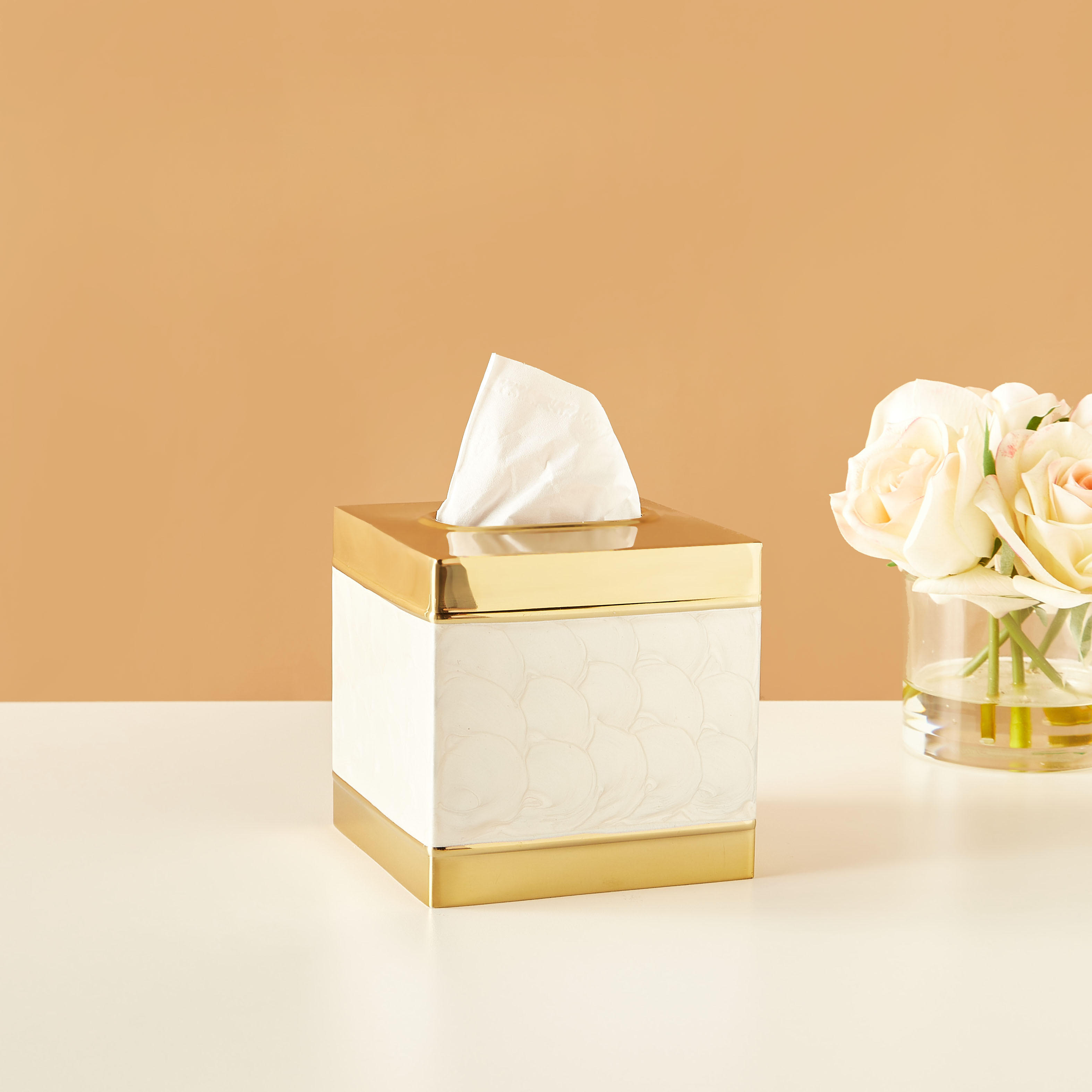 Enamel Shiny Tissue Holder-household-bathandlaundry-bathaccessories-tissueboxesandcottonjars-image-1