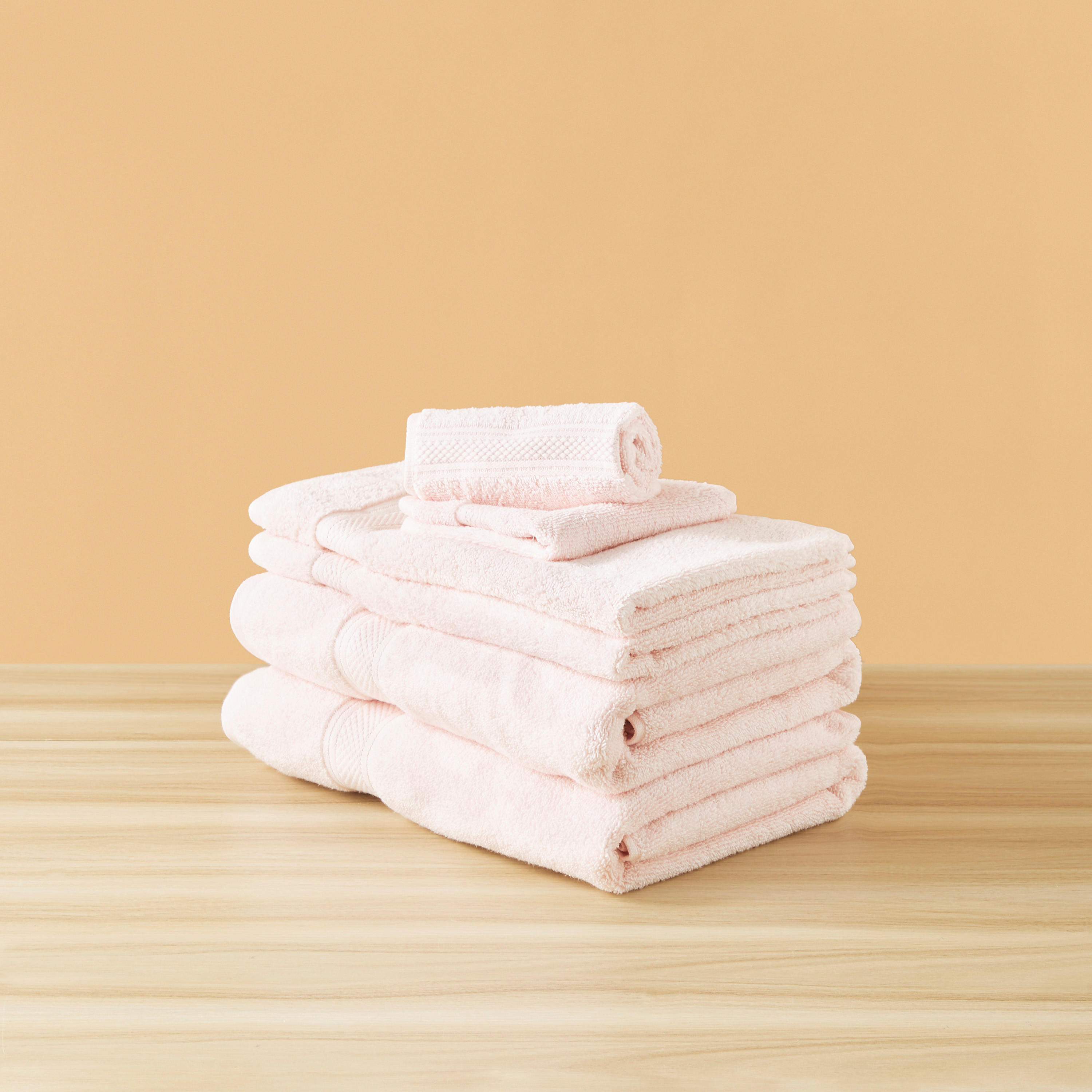 Textured 6-Piece Towel Set - 140x70 cms-household-bathandlaundry-bathlinen-towels-image-2