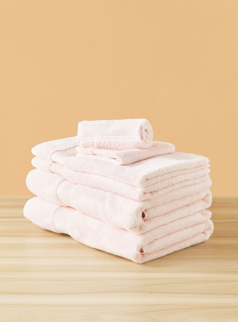 Textured 6-Piece Towel Set - 140x70 cms-household-bathandlaundry-bathlinen-towels-image-2