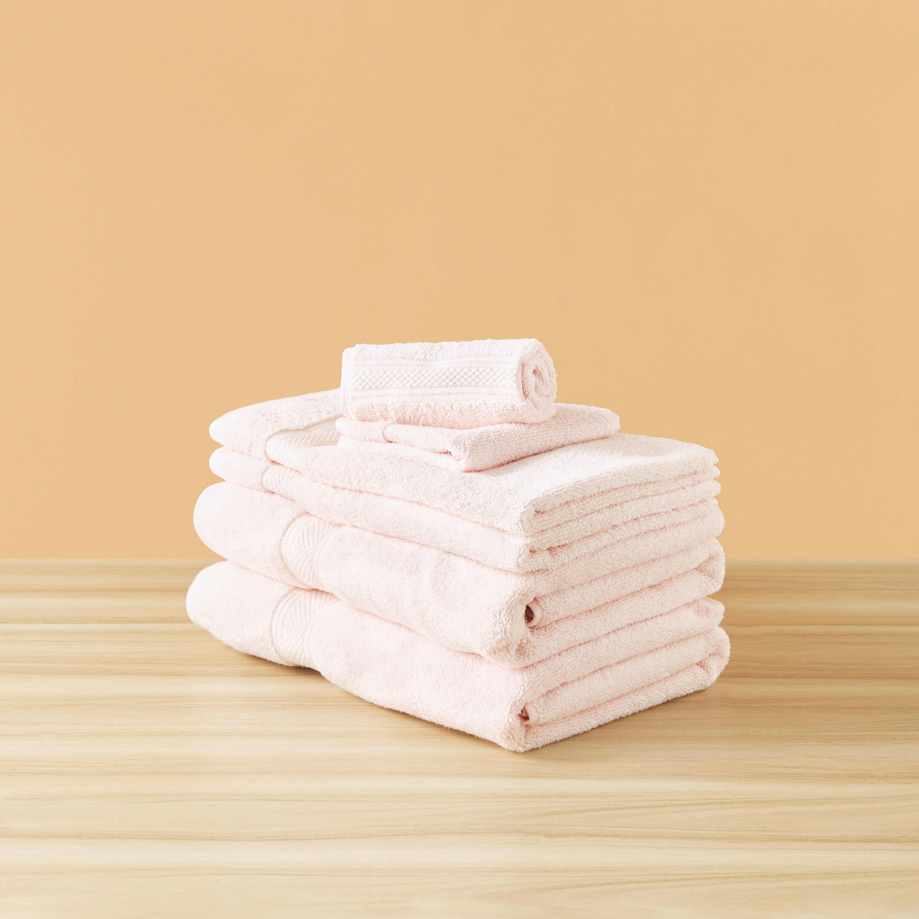 طقم مناشف بارزة الملمس 6 قطع - 140x70 سم-household-bathandlaundry-bathlinen-towels-image-2