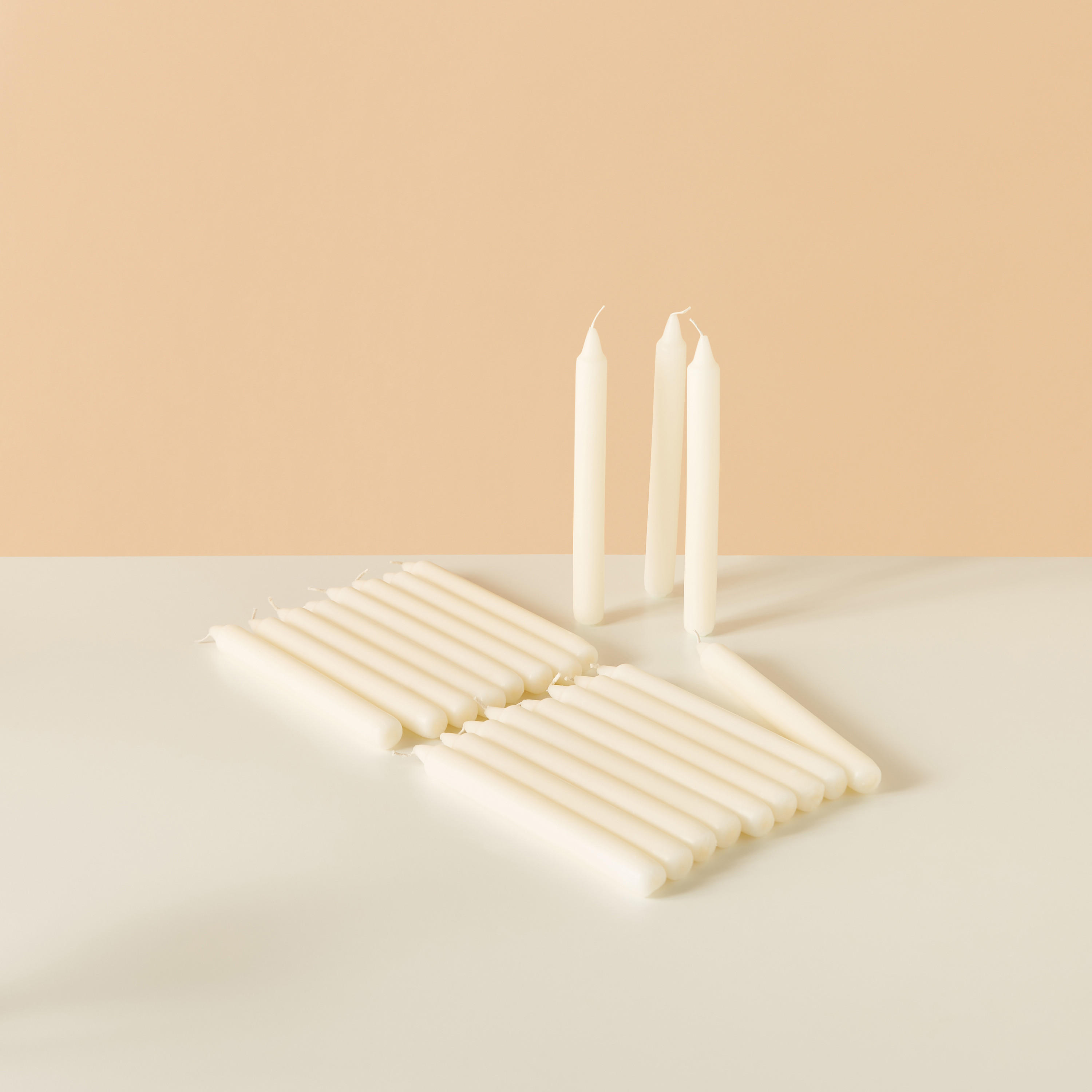 Essentials 20-Piece Unscented Taper Candle Set - 20 cm-household-homefragrance-candles-image-3