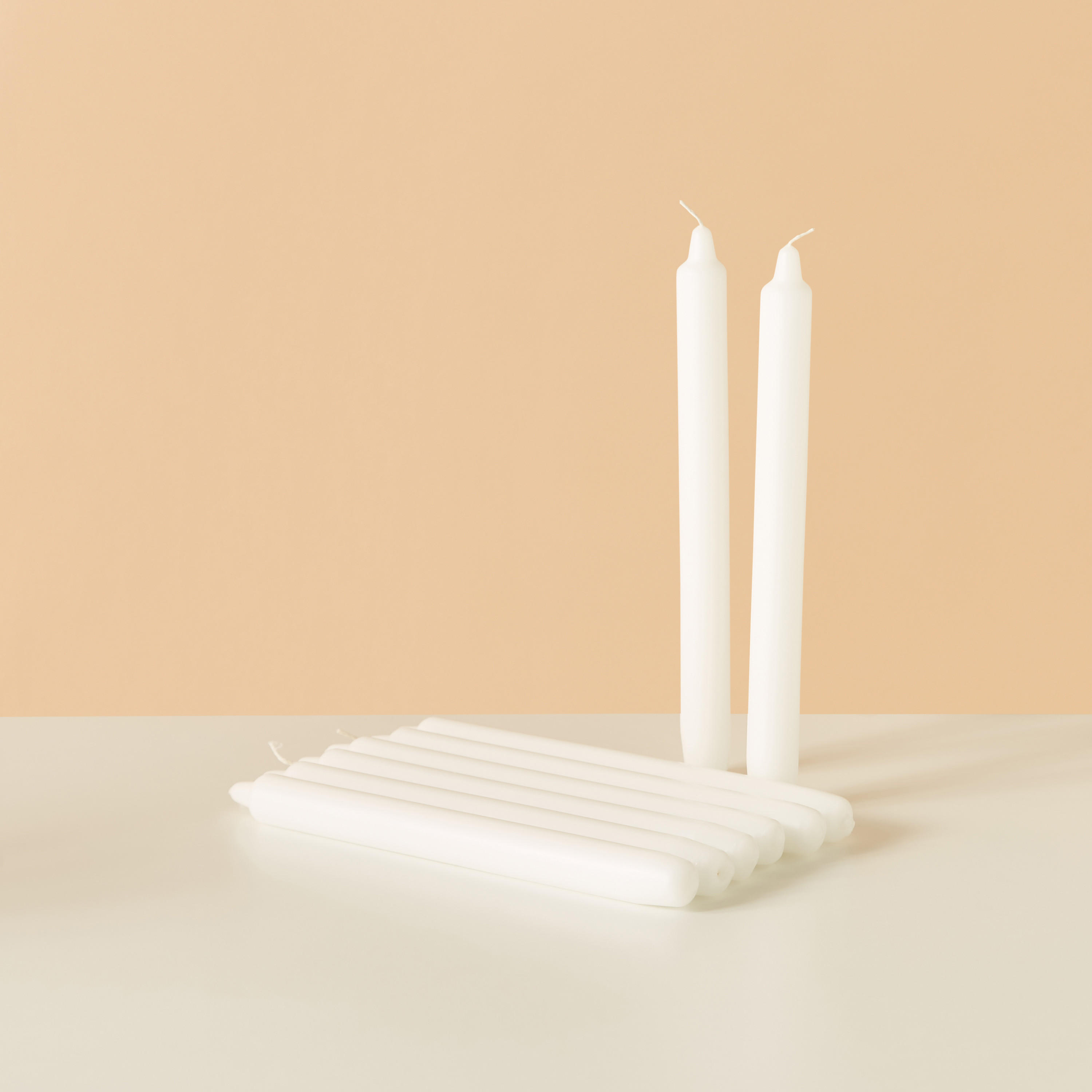 Essentials 8-Piece Unscented Taper Candle Set - 25 cm-household-homefragrance-candles-image-3