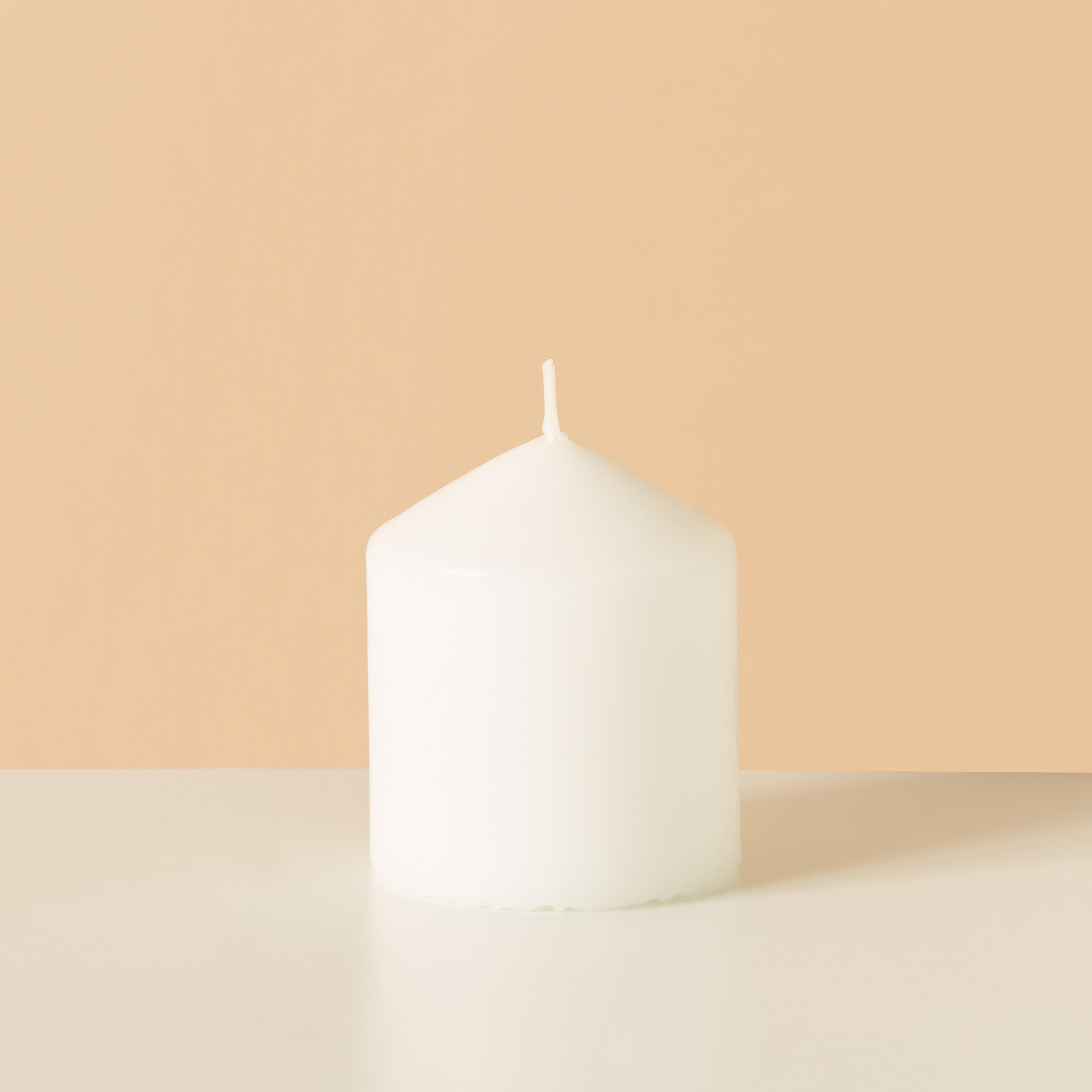 Essentials Unscented Pillar Candle - 8 cms-household-homefragrance-candles-image-2
