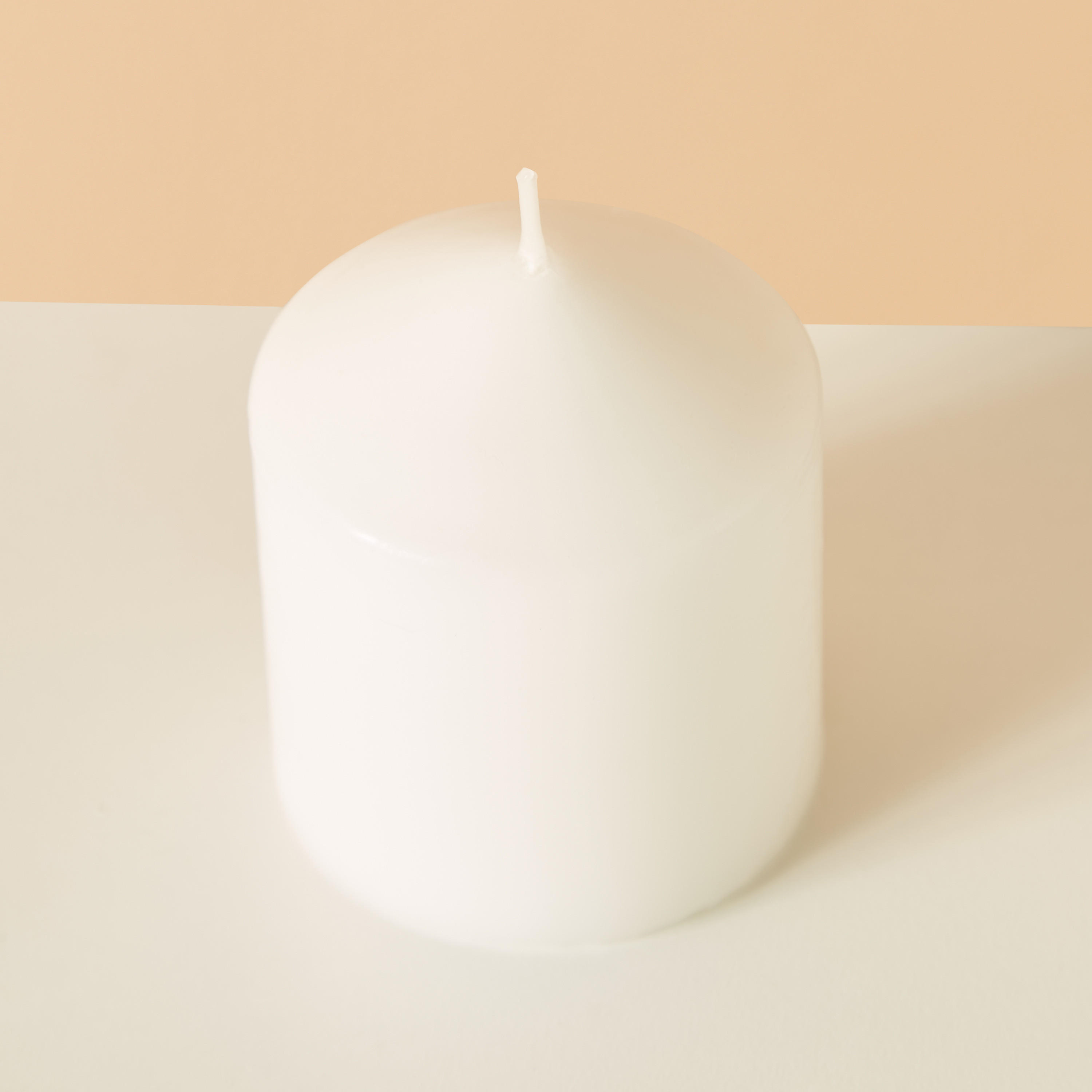 Essentials Unscented Pillar Candle - 8 cms-household-homefragrance-candles-image-4