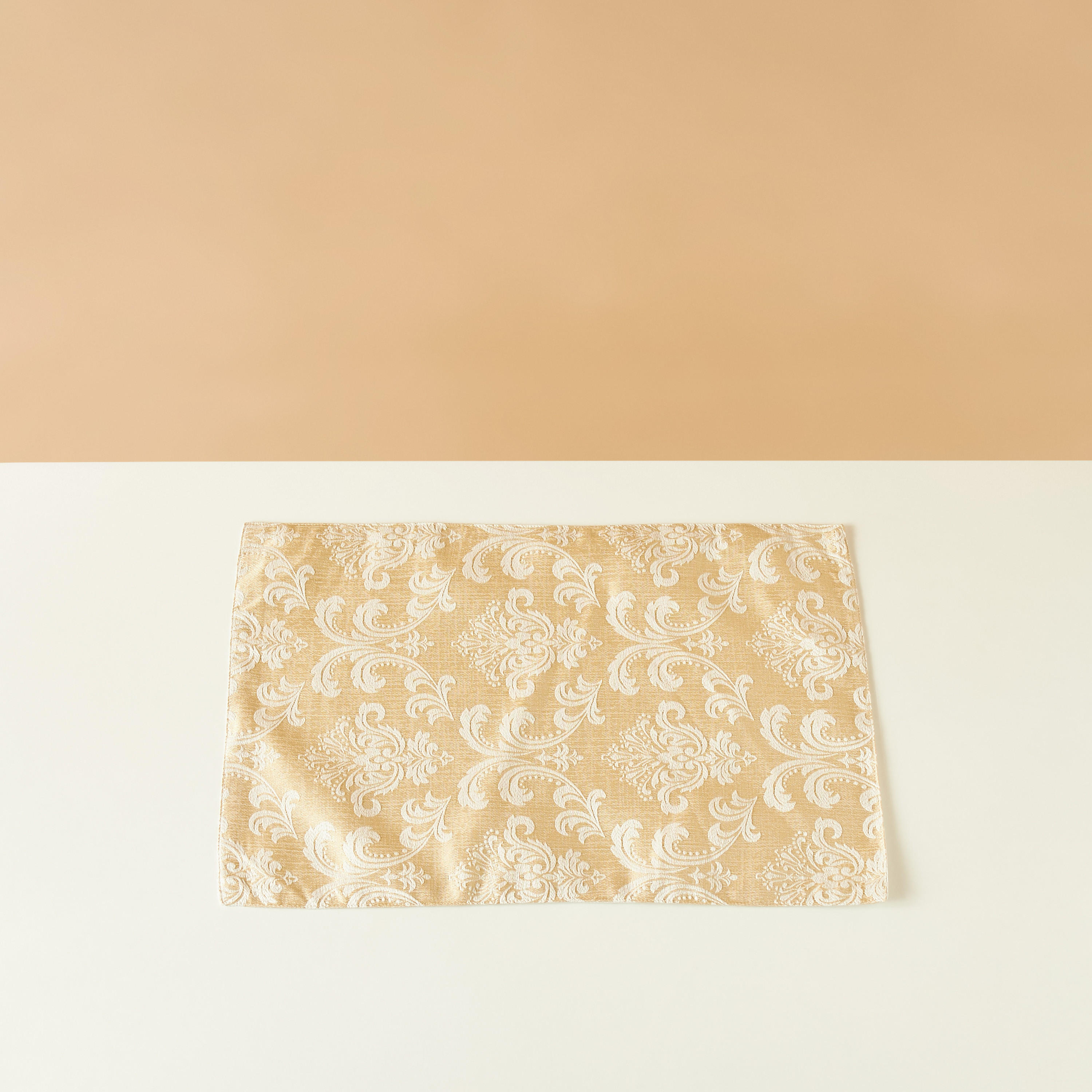 Jacquard Embroidered 2-Piece Placemat Set - 30x45 cms-household-dining-tablelinen-placemats-image-2