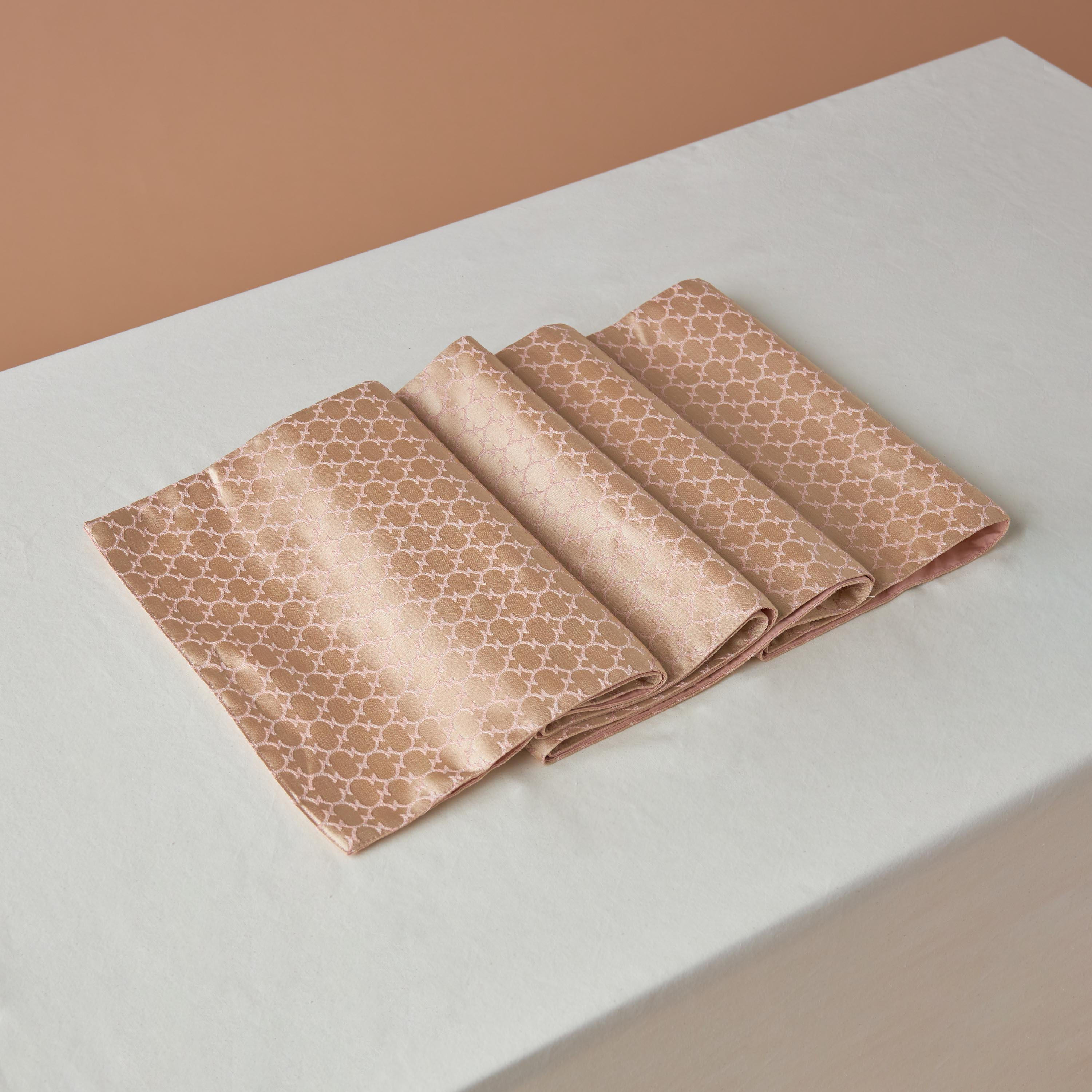 Jacquard Embroidered Runner - 33x260 cms-household-dining-tablelinen-runnersandtablecovers-image-2
