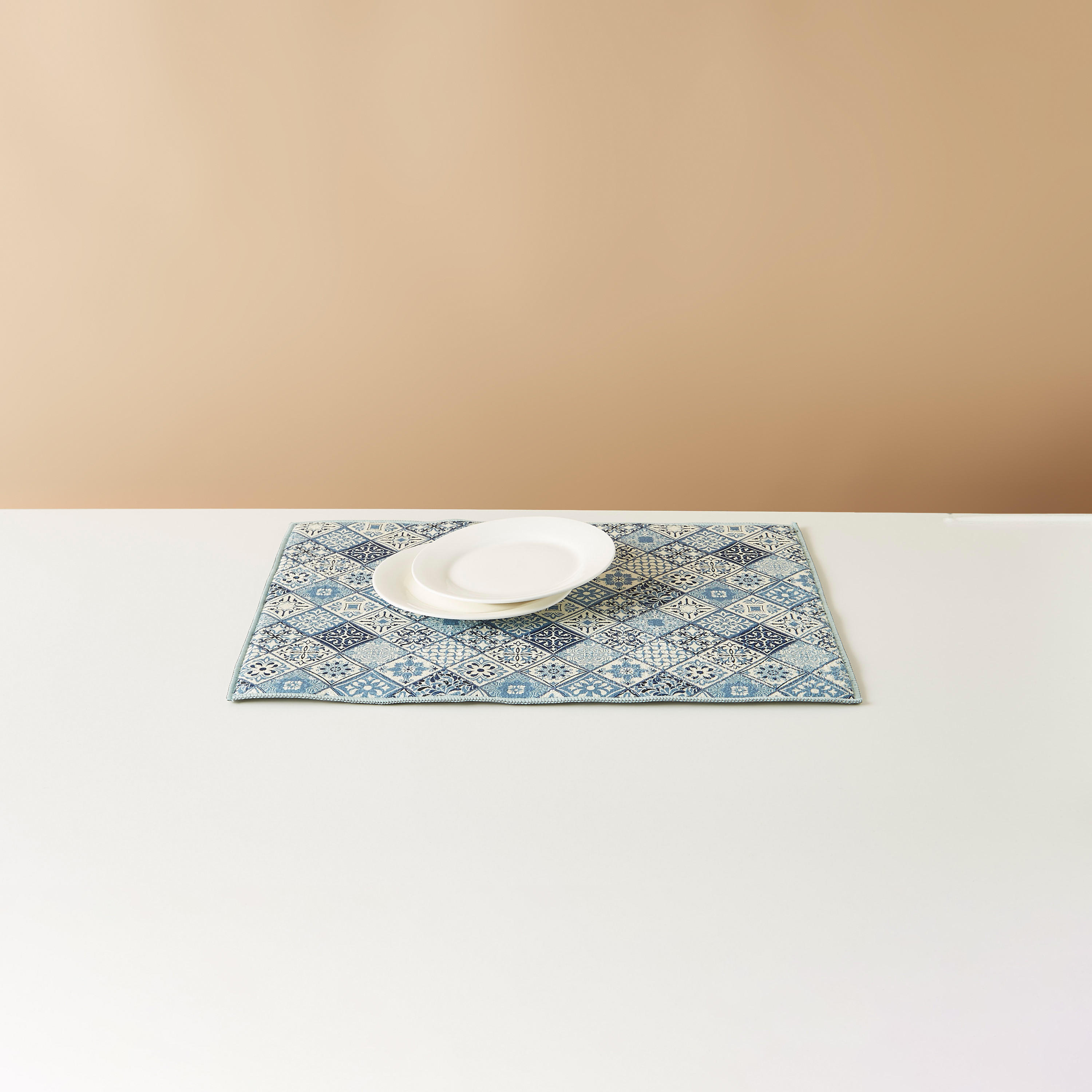 Printed Dish Drying Mat - 38x51 cms-household-dining-tablelinen-placemats-image-1