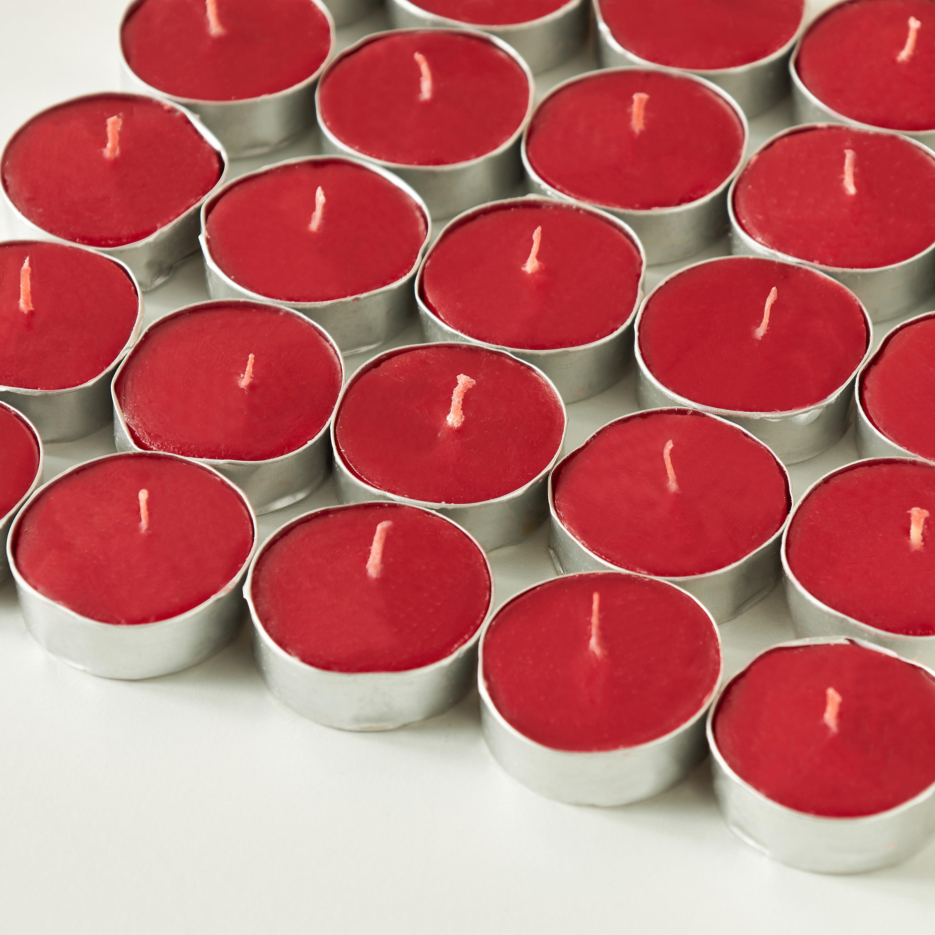Essentials 25-Piece Vanilla Fleur Scented Tealight Candle Set - 4 H-household-homefragrance-candles-image-3