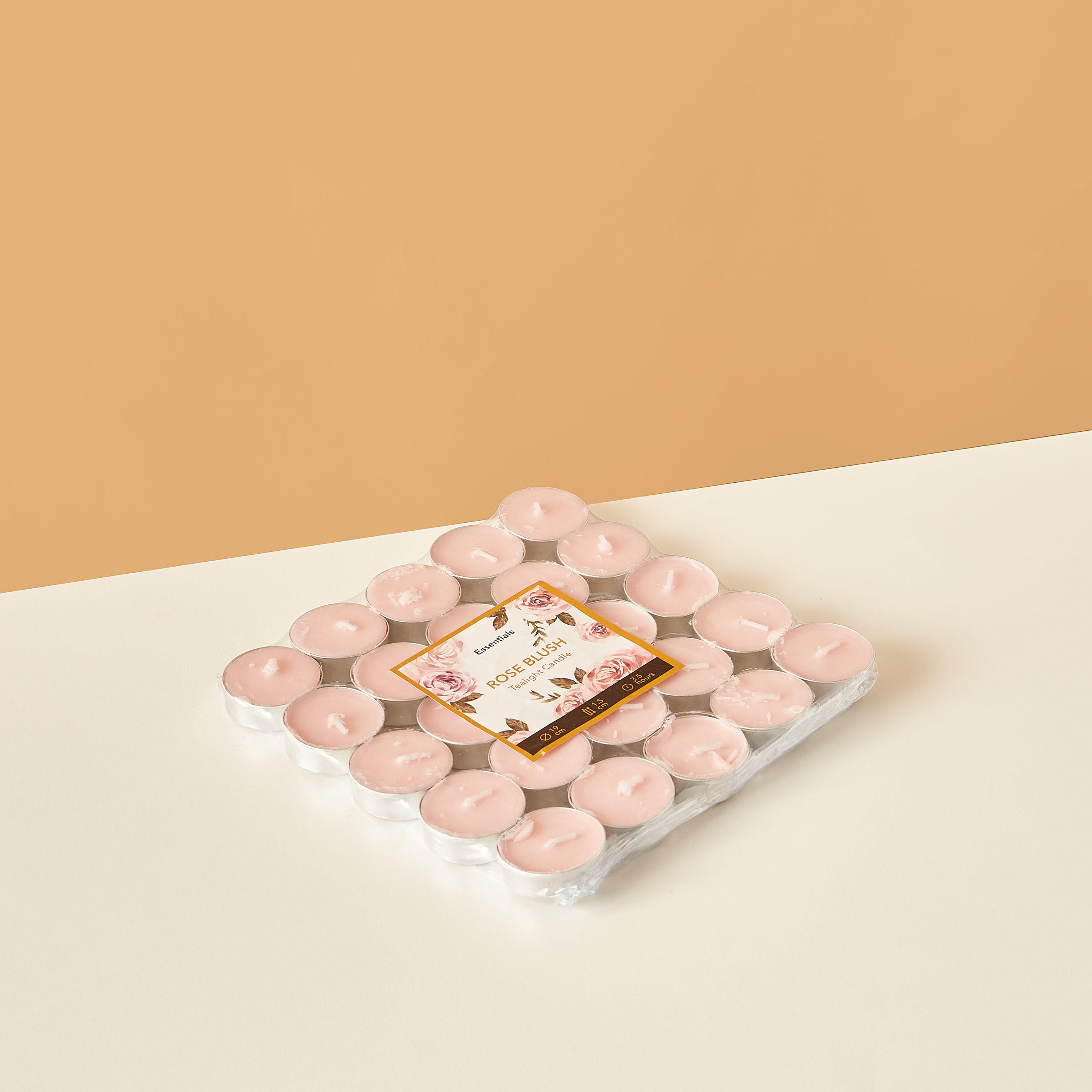 Essentials 25-Piece Vanilla Fleur Scented Tealight Candle Set - 4 H-household-homefragrance-candles-image-4