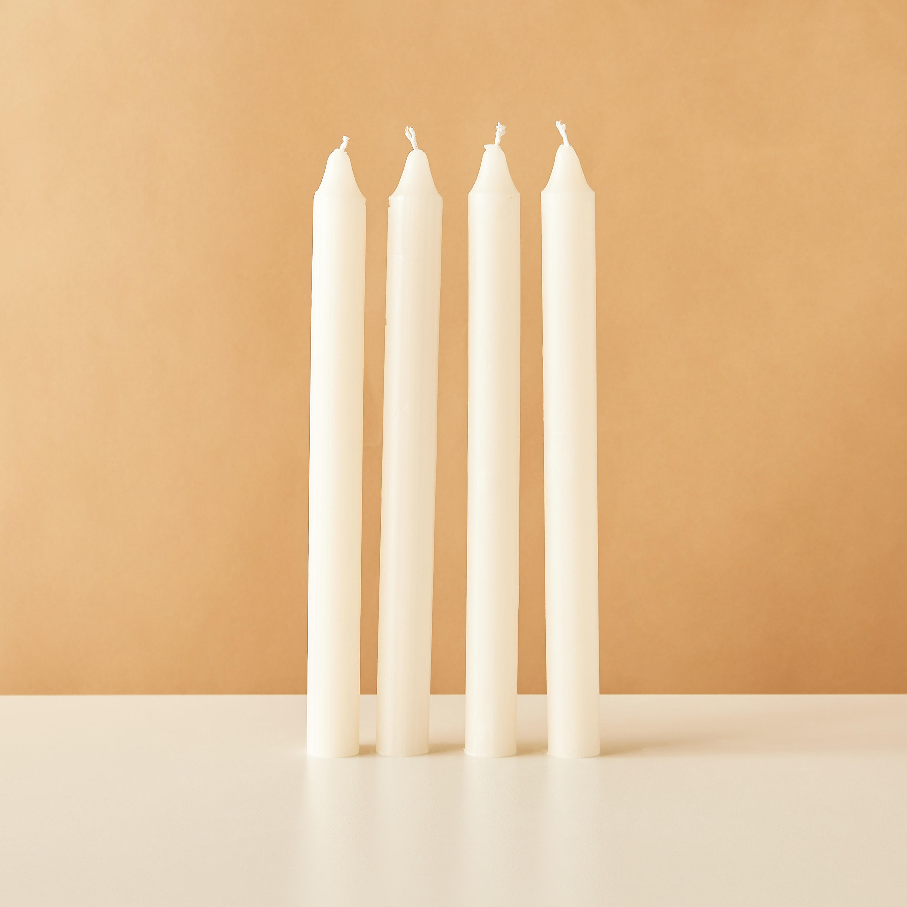 Essentials 4-Piece Rose Blush Scented Dinner Candle Set - 7 H-household-homefragrance-candles-image-2
