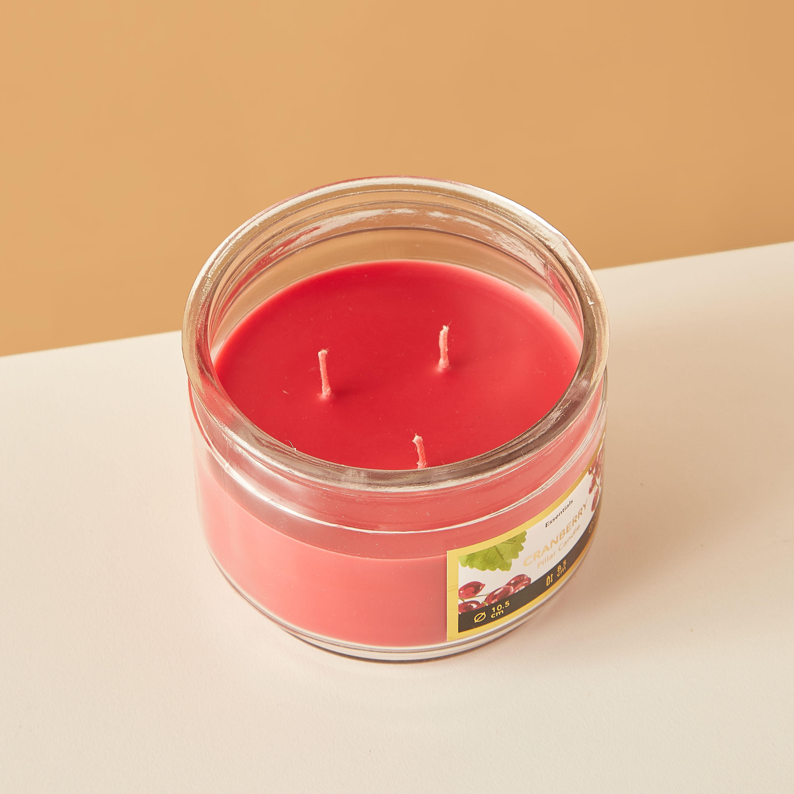 Essentials 3-Wick Vanilla Fleur Scented Glass Jar Candle - 18 H-household-homefragrance-candles-image-3