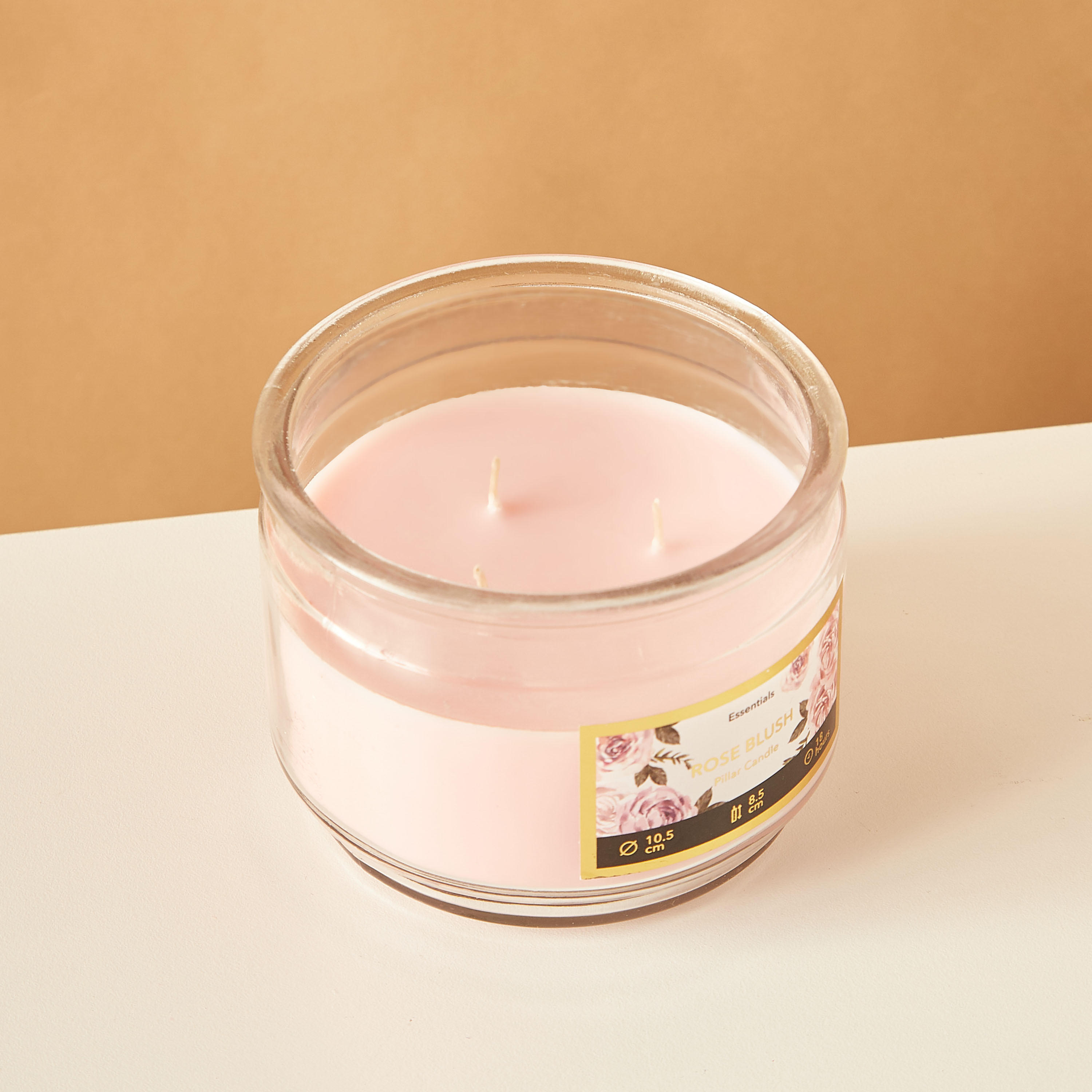 Essentials 3-Wick Vanilla Fleur Scented Glass Jar Candle - 18 H-household-homefragrance-candles-image-3