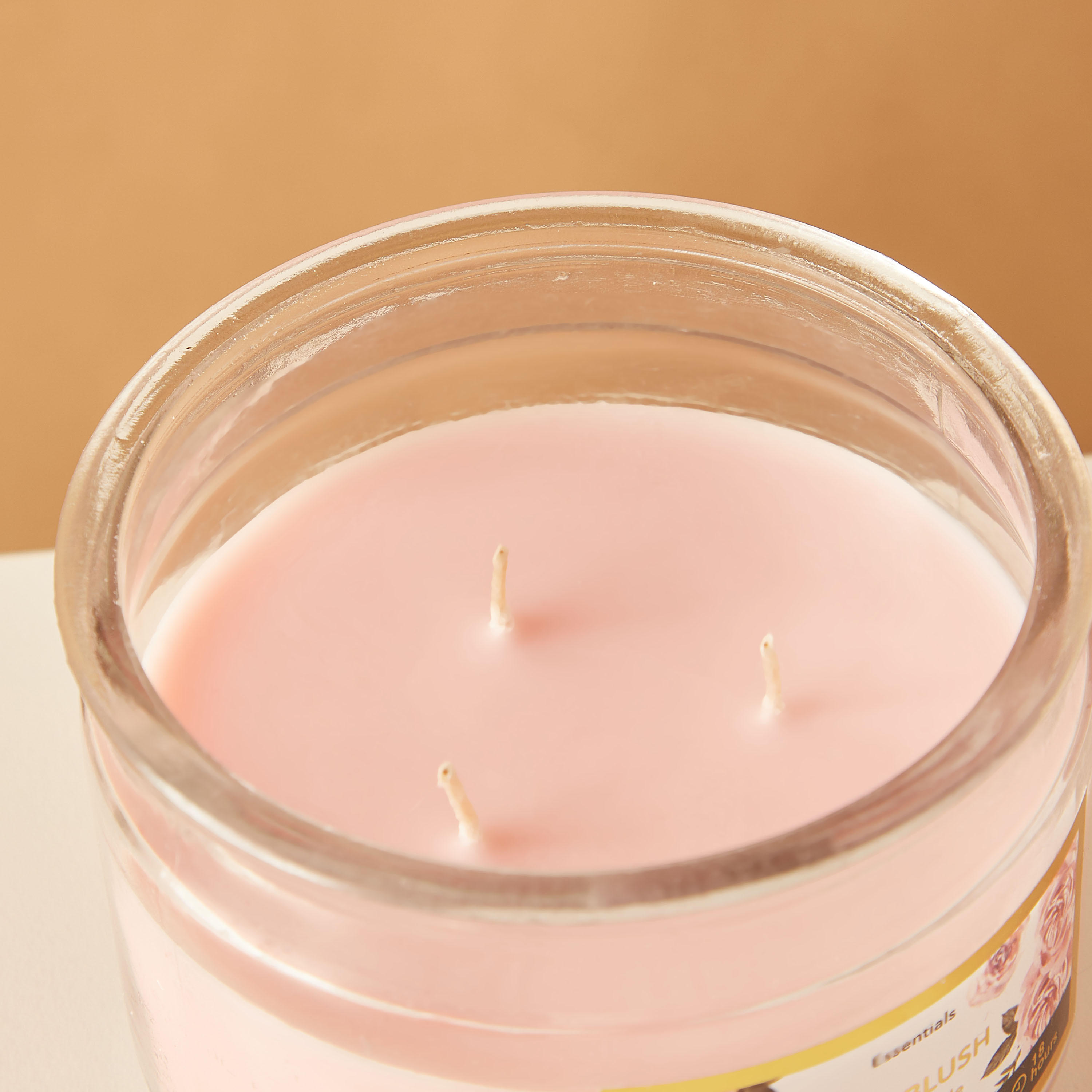 Essentials 3-Wick Vanilla Fleur Scented Glass Jar Candle - 18 H-household-homefragrance-candles-image-4