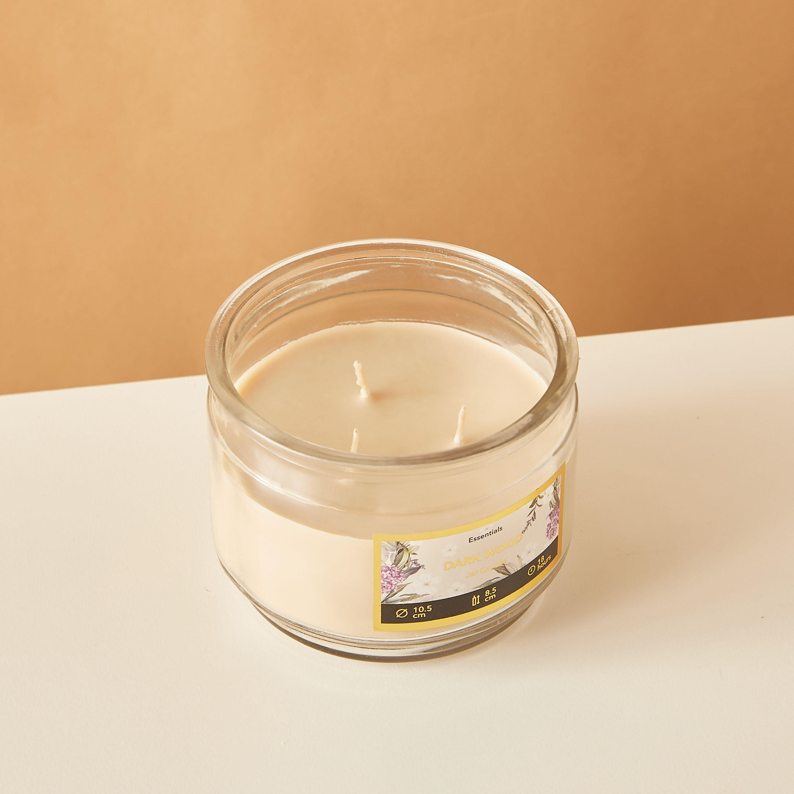 Essentials 3-Wick Vanilla Fleur Scented Glass Jar Candle - 18 H-household-homefragrance-candles-image-3