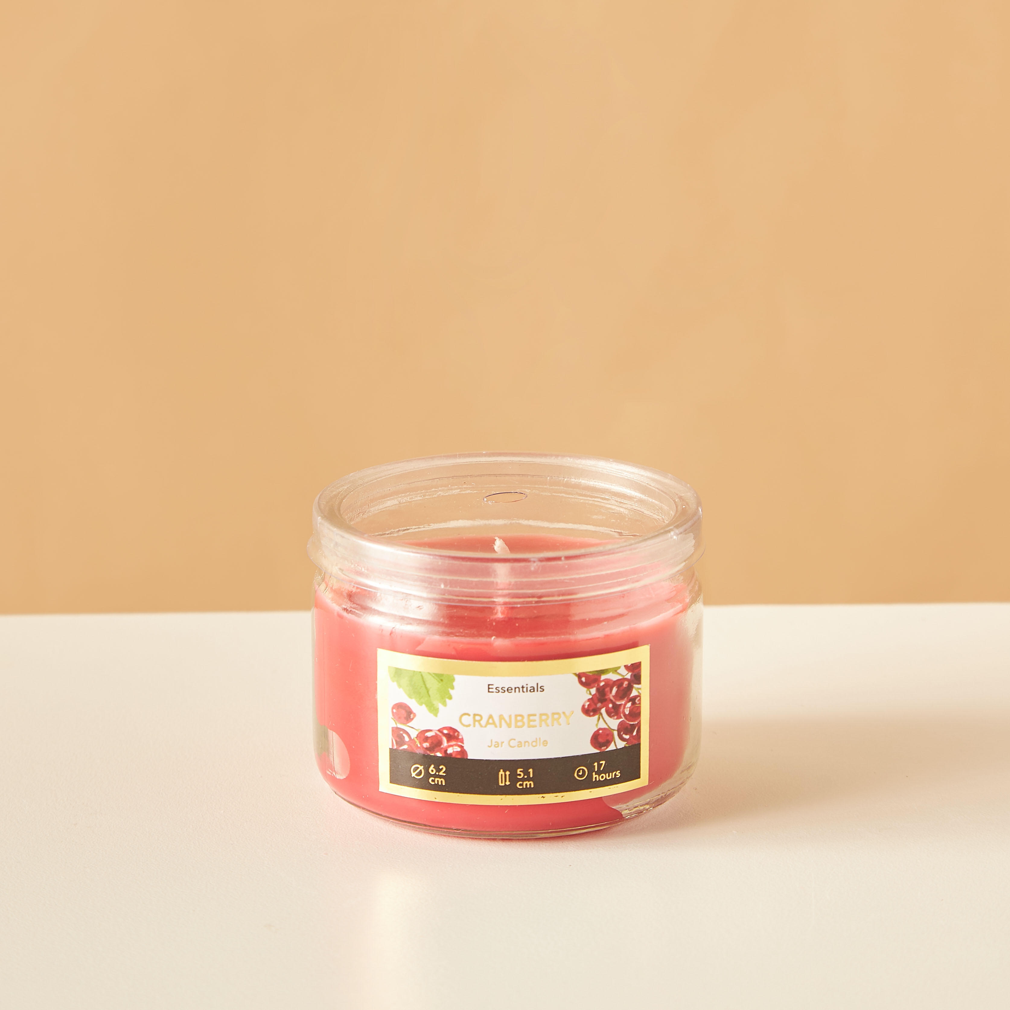 Essentials Vanilla Fleur Scented Glass Jar Candle - 17 H-household-homefragrance-candles-image-2
