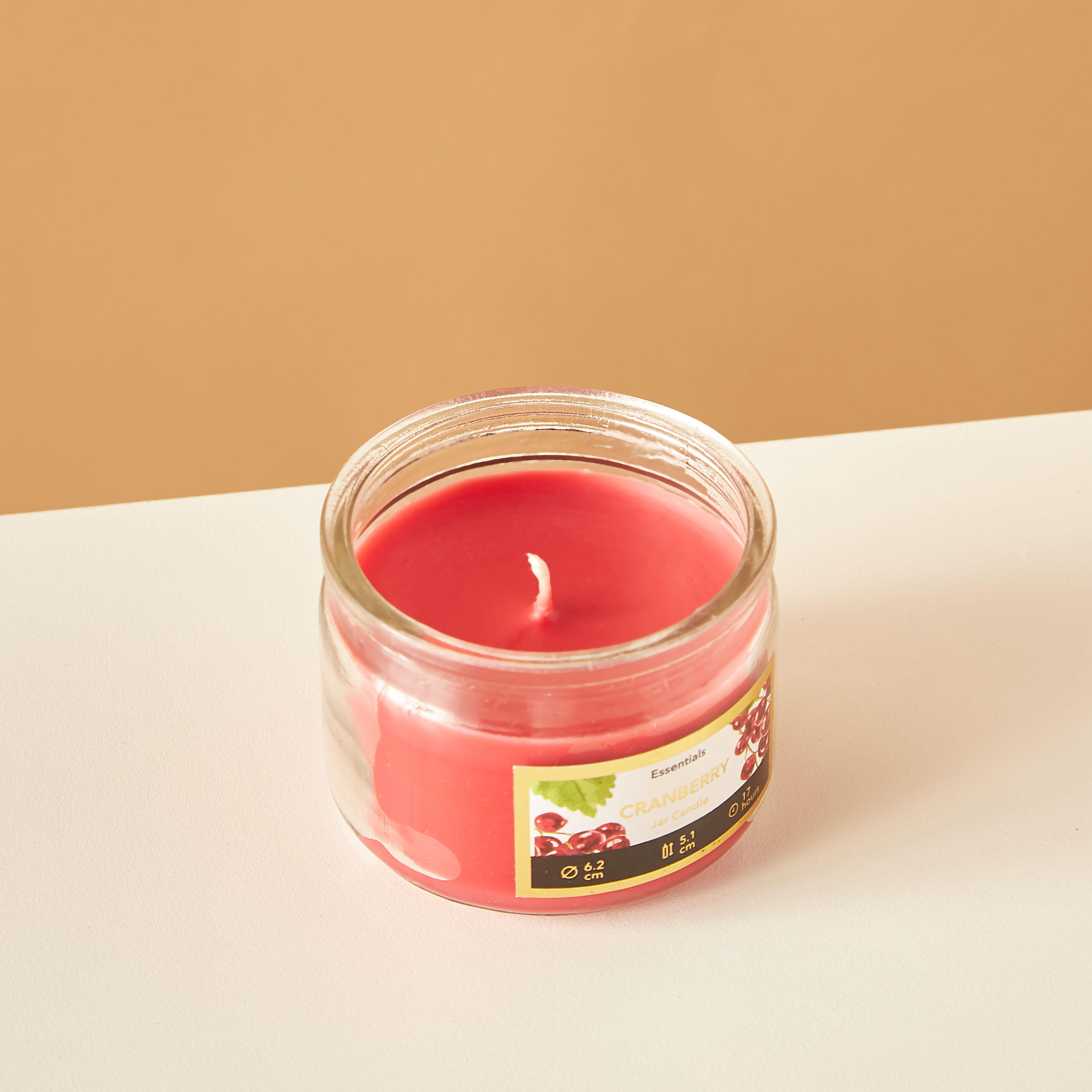 Essentials Vanilla Fleur Scented Glass Jar Candle - 17 H-household-homefragrance-candles-image-3