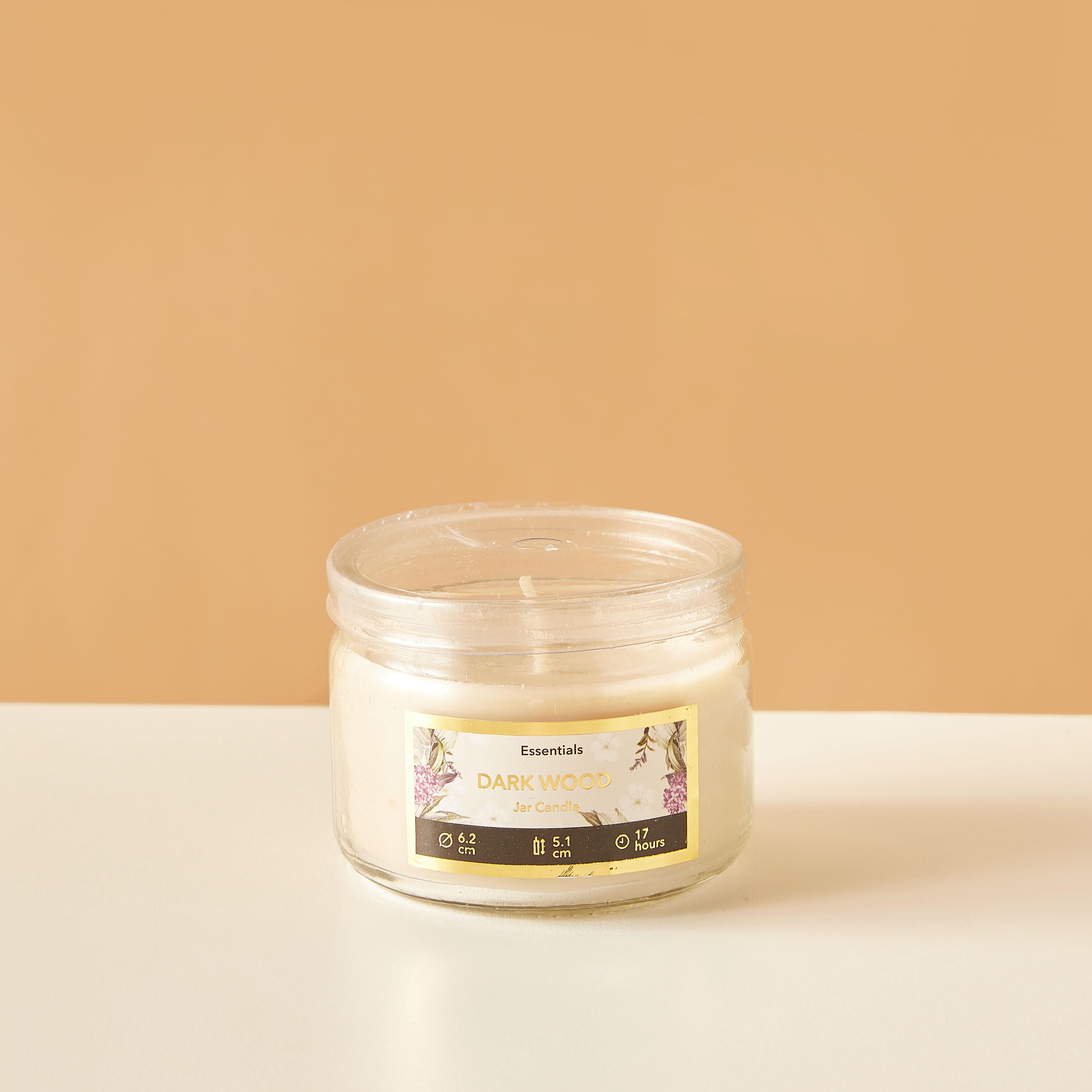 Essentials Vanilla Fleur Scented Glass Jar Candle - 17 H-household-homefragrance-candles-image-2