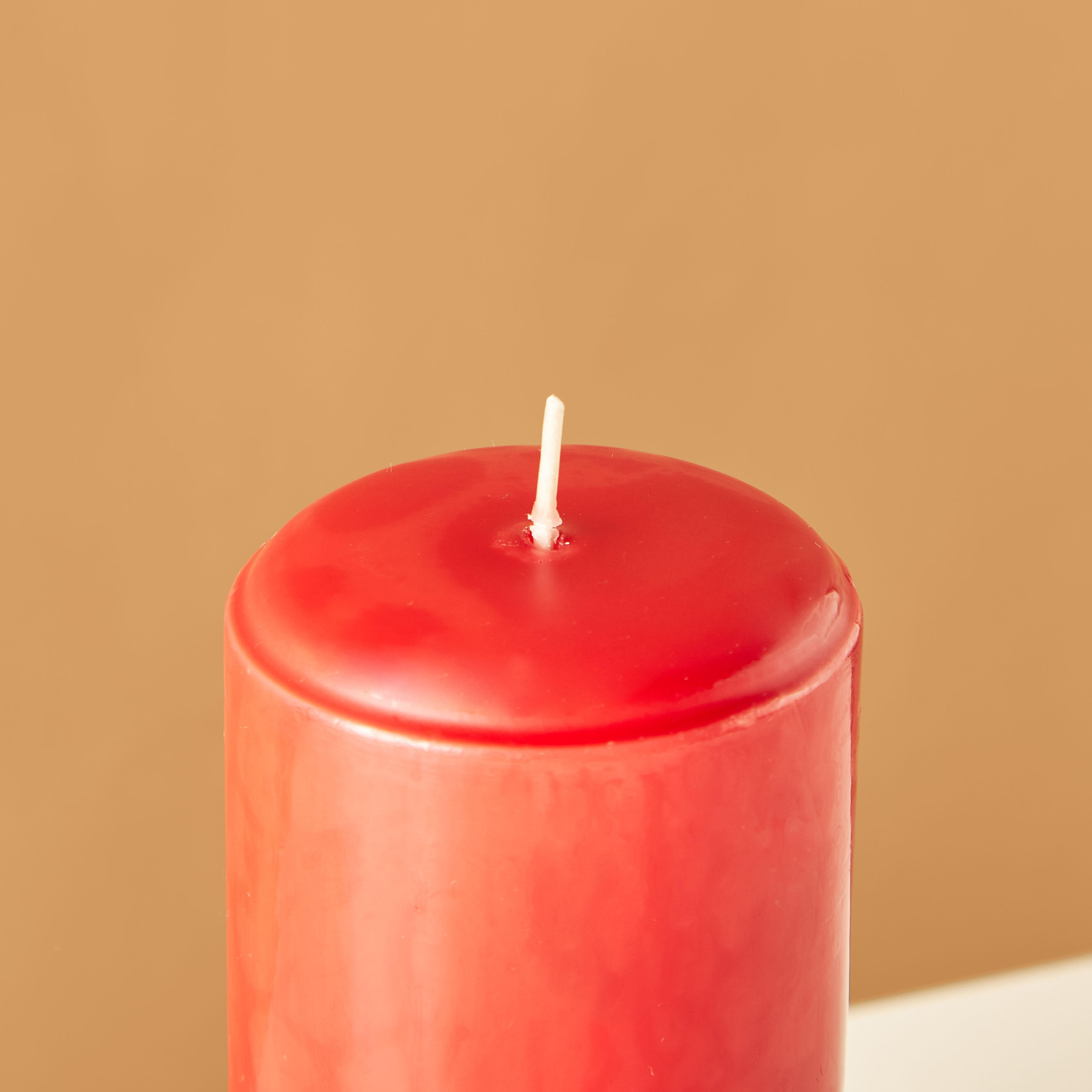 Essentials Rose Blush Scented Pillar Candle - 60 H-household-homefragrance-candles-image-4