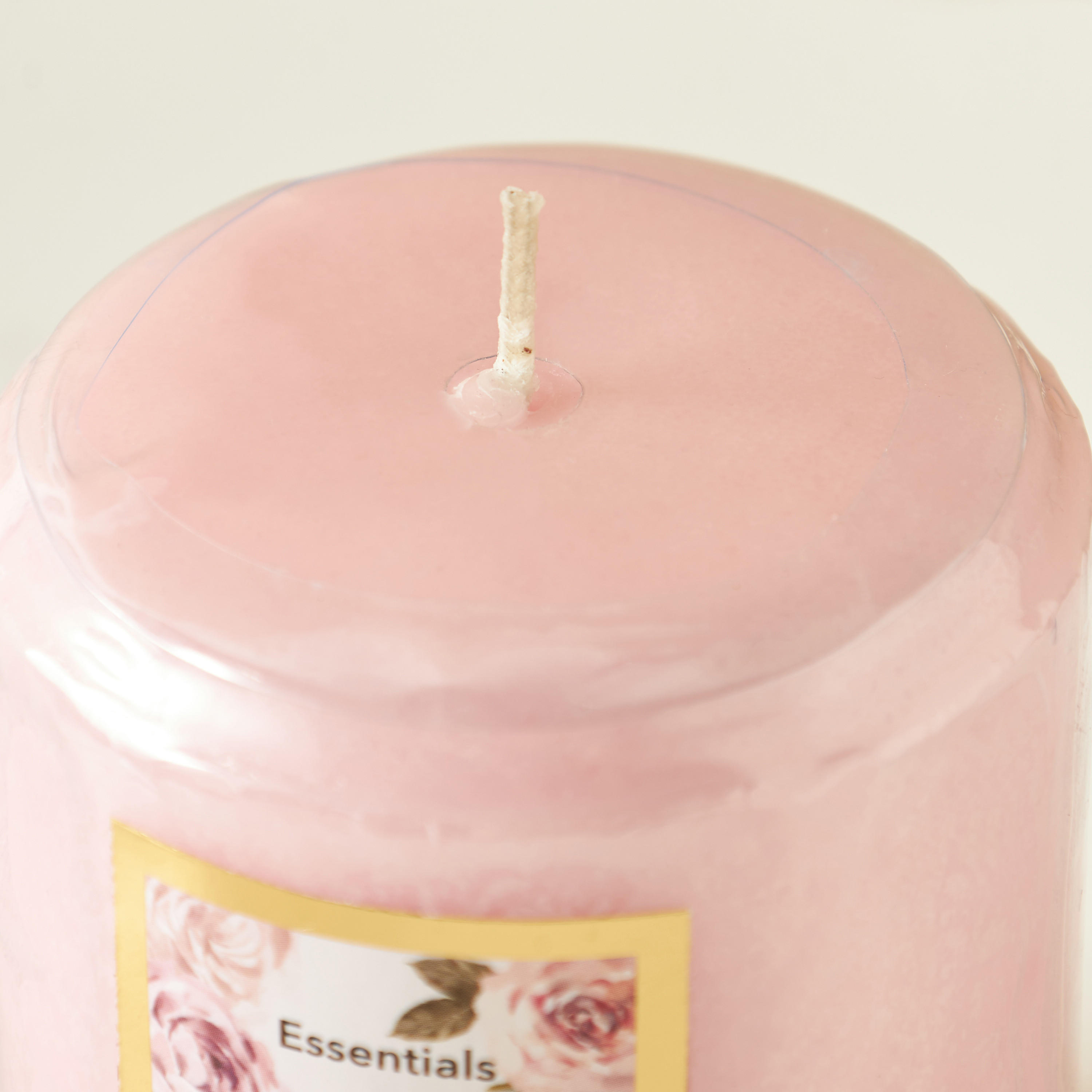 Essentials Vanilla Fleur Scented Pillar Candle - 8 cms-household-homefragrance-candles-image-4