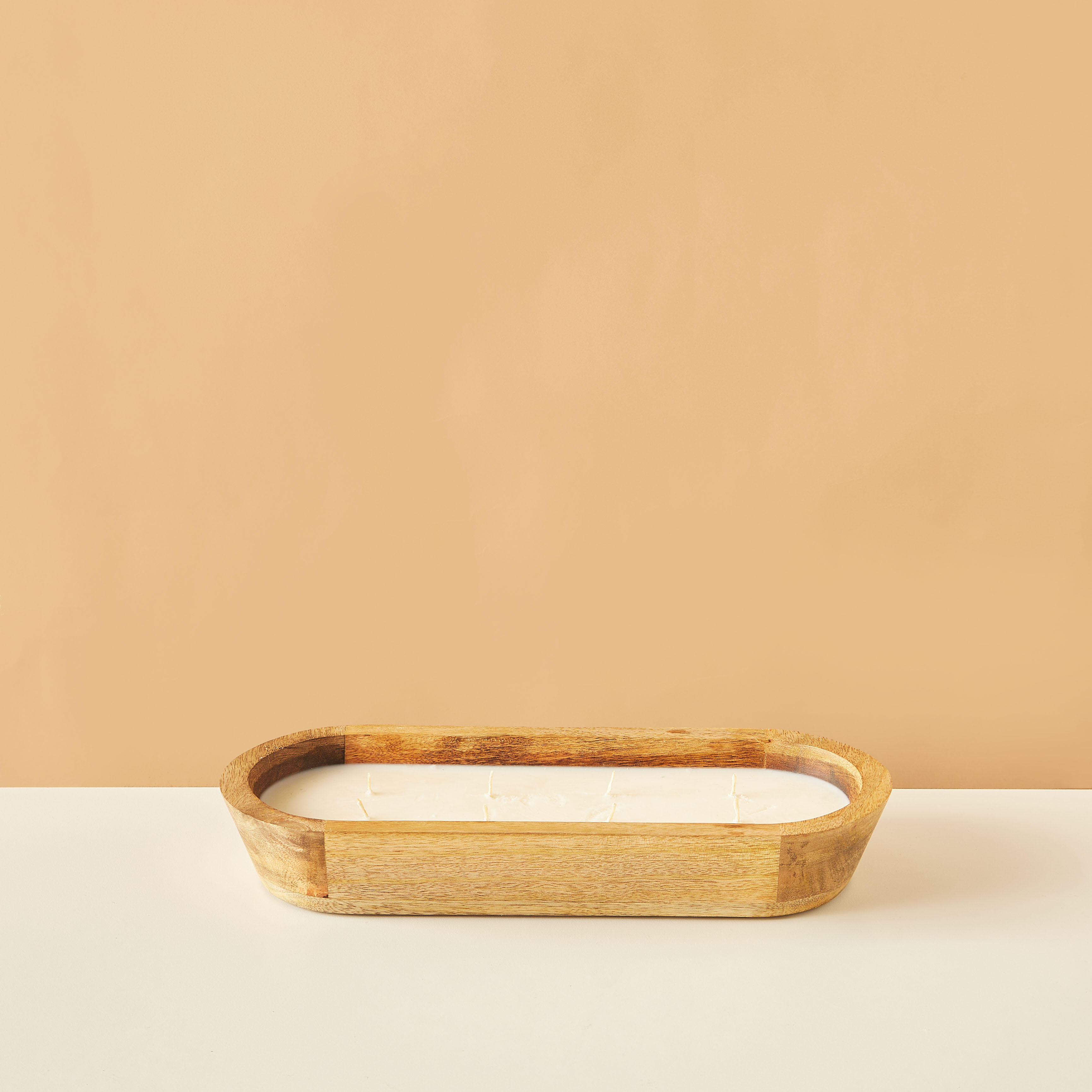 Royal Amber 8-wick Scented Wooden Tray Candle - 24 oz-household-homefragrance-candles-image-3
