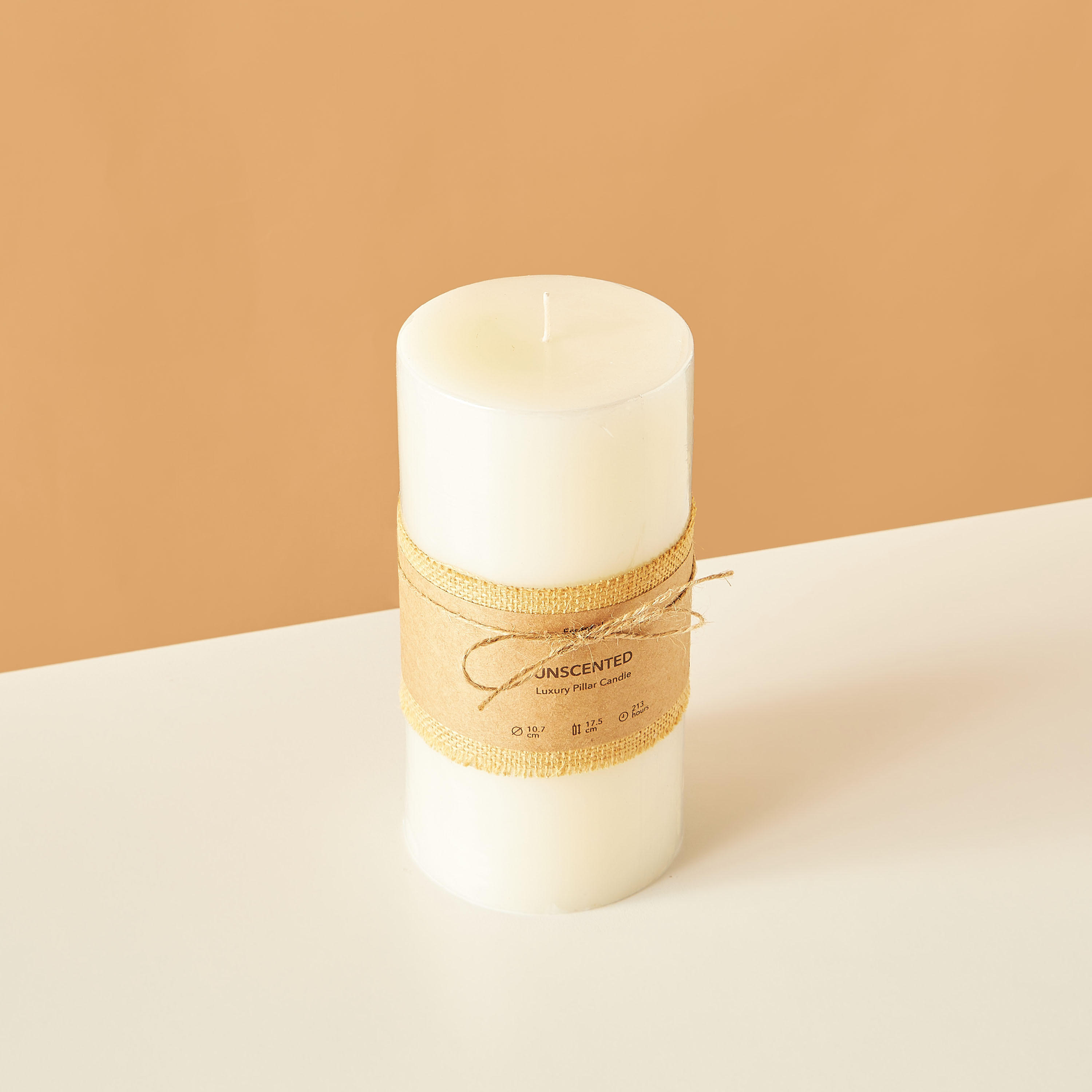 Essentials Unscented Pillar Candle - 31 cms-household-homefragrance-candles-image-3