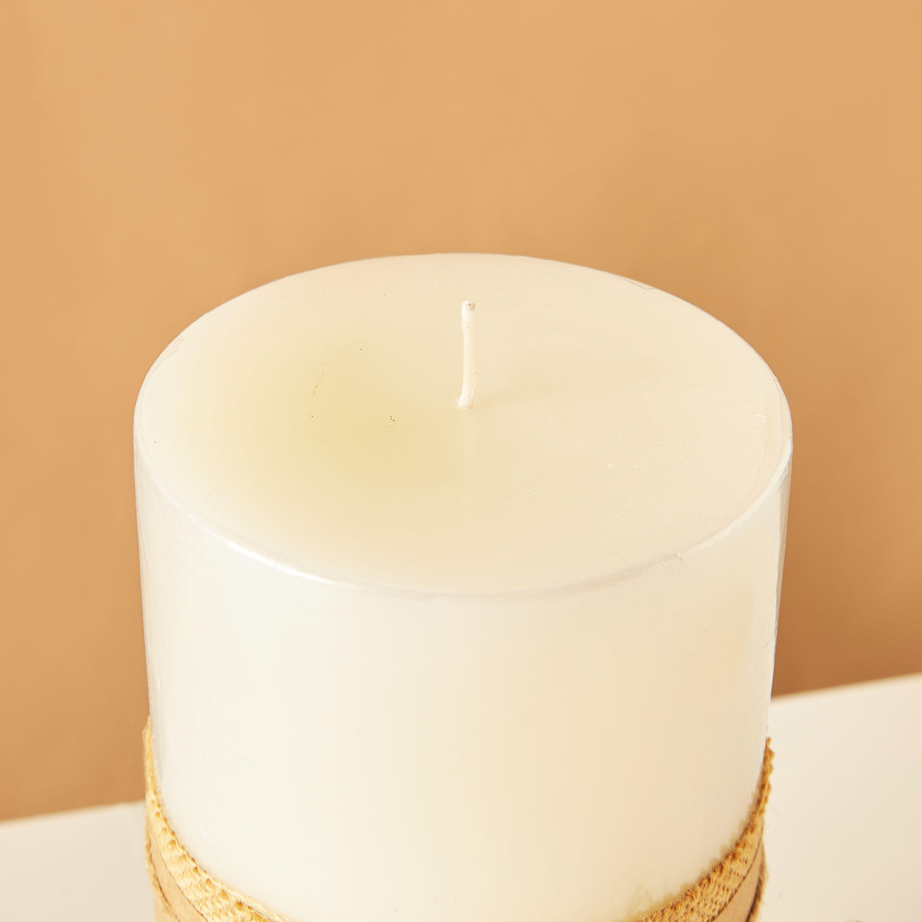 Essentials Unscented Pillar Candle - 31 cms-household-homefragrance-candles-image-4
