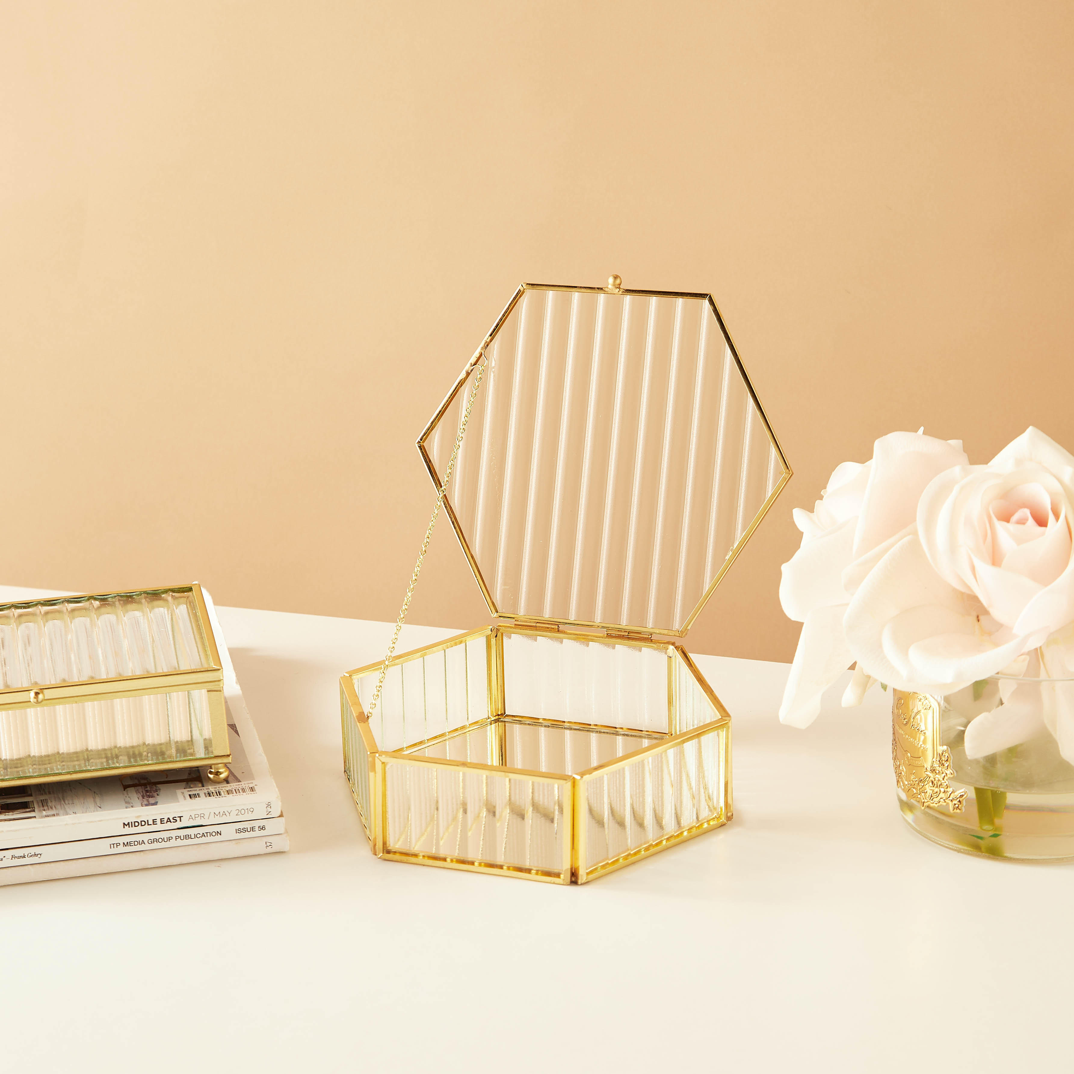Decorative Hexagonal Box-household-decor-boxesandtrays-image-1