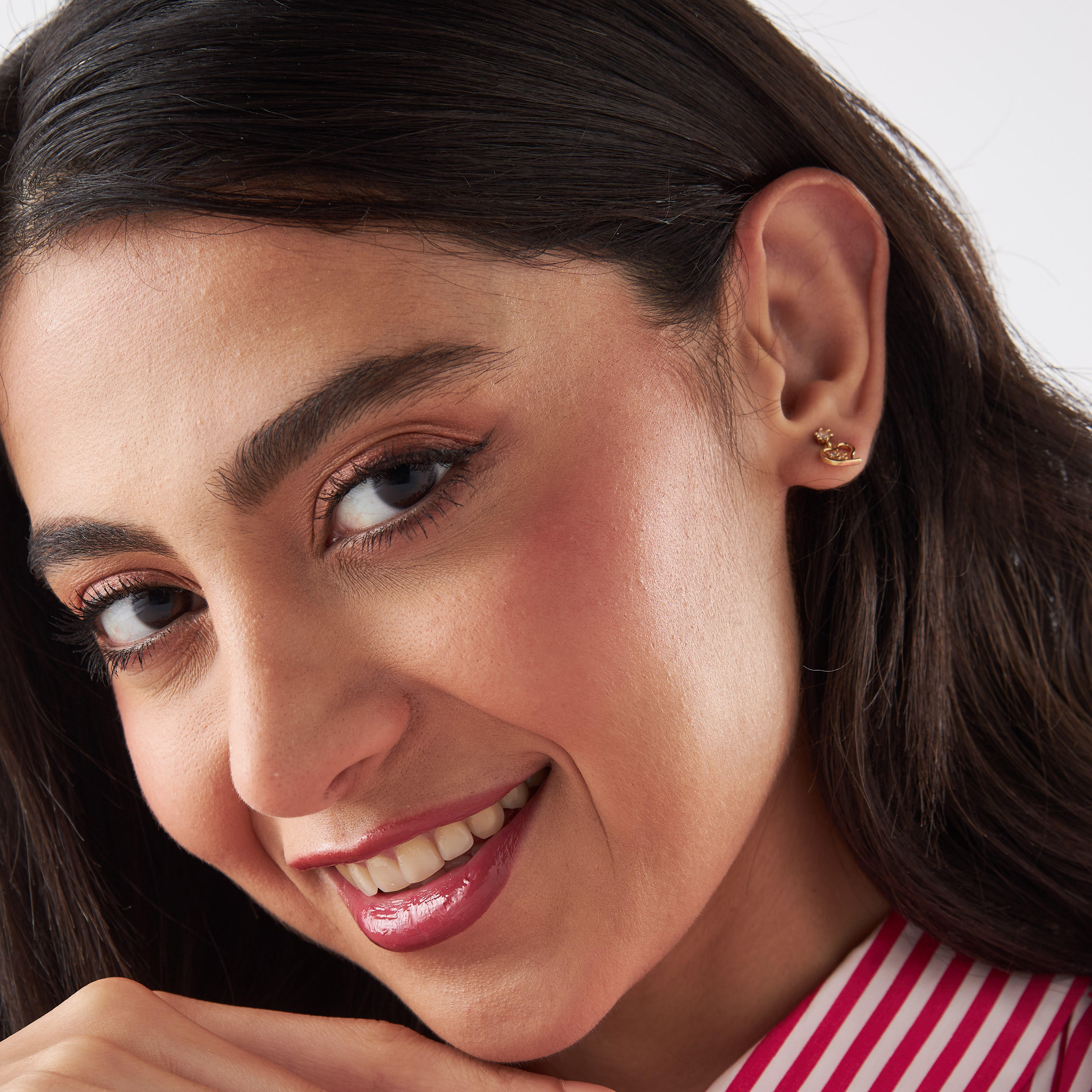 حلقان مزيّنة باللؤلؤ بمشبك إغلاق خلفي - طقم 3 أزواج-women-watchesandjewellery-jewellery-earrings-image-5