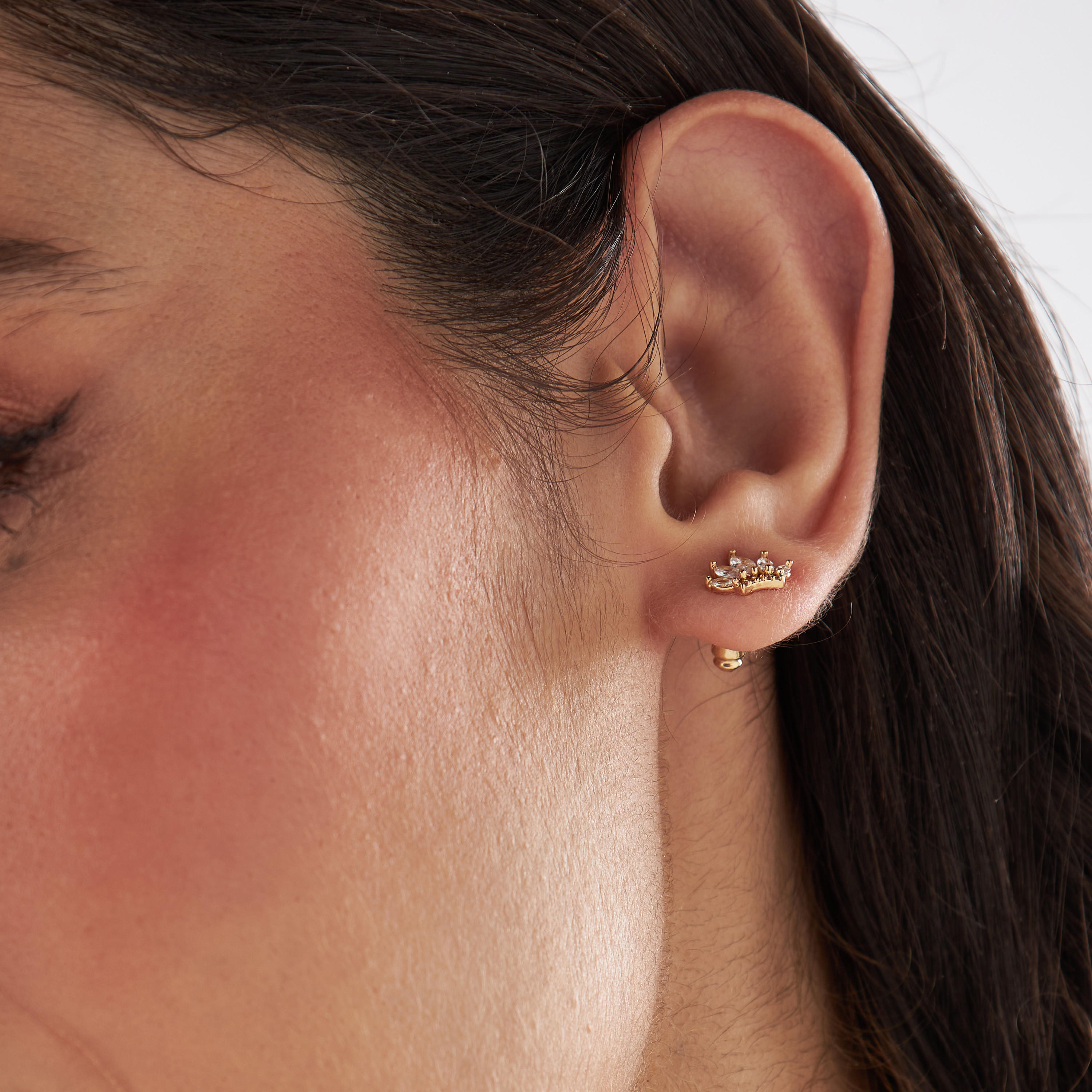 Pearl Embellished Earrings with Pushback Closure - Set of 3-women-watchesandjewellery-jewellery-earrings-image-2