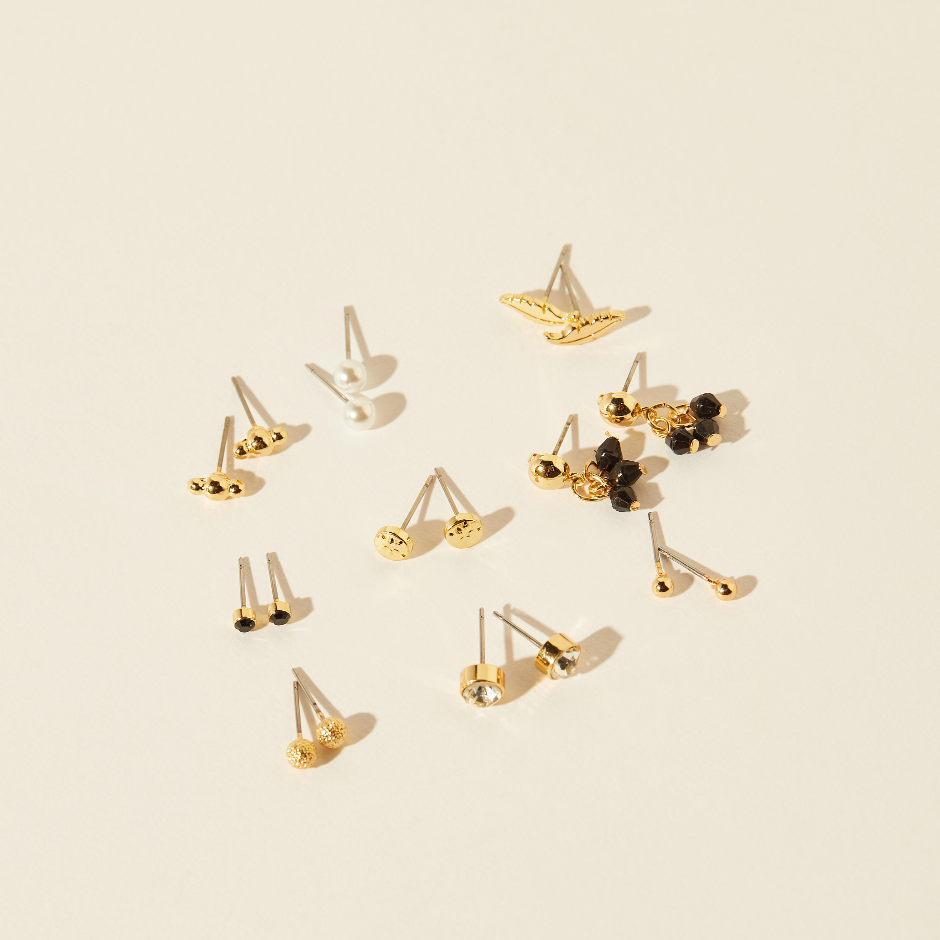 Assorted Earrings with Pushback Closure - Set of 9-women-watchesandjewellery-jewellery-earrings-image-3