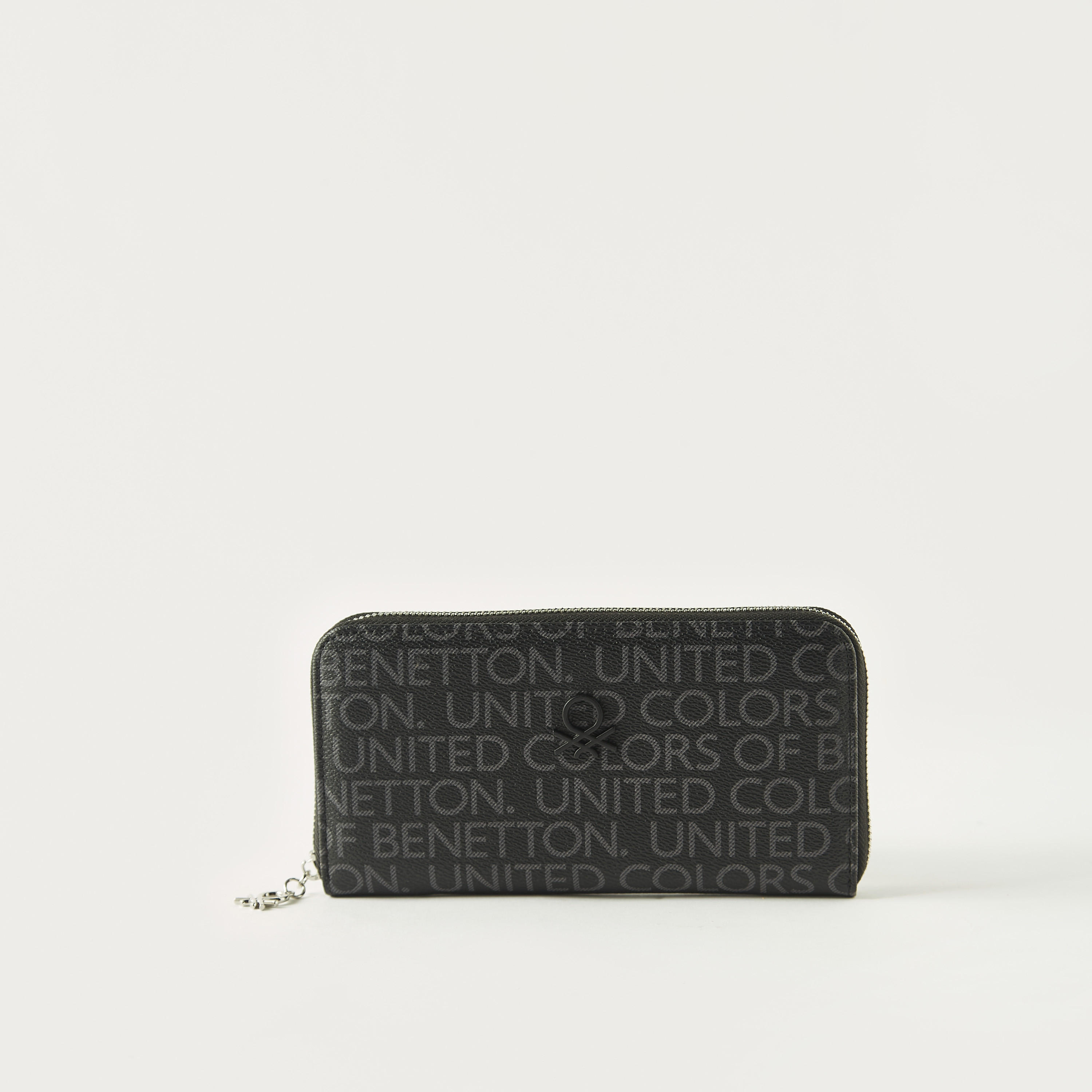 United Colors of Benetton Logo Print Zip Around Wallet-women-bagsandwallets-wallets-image-1
