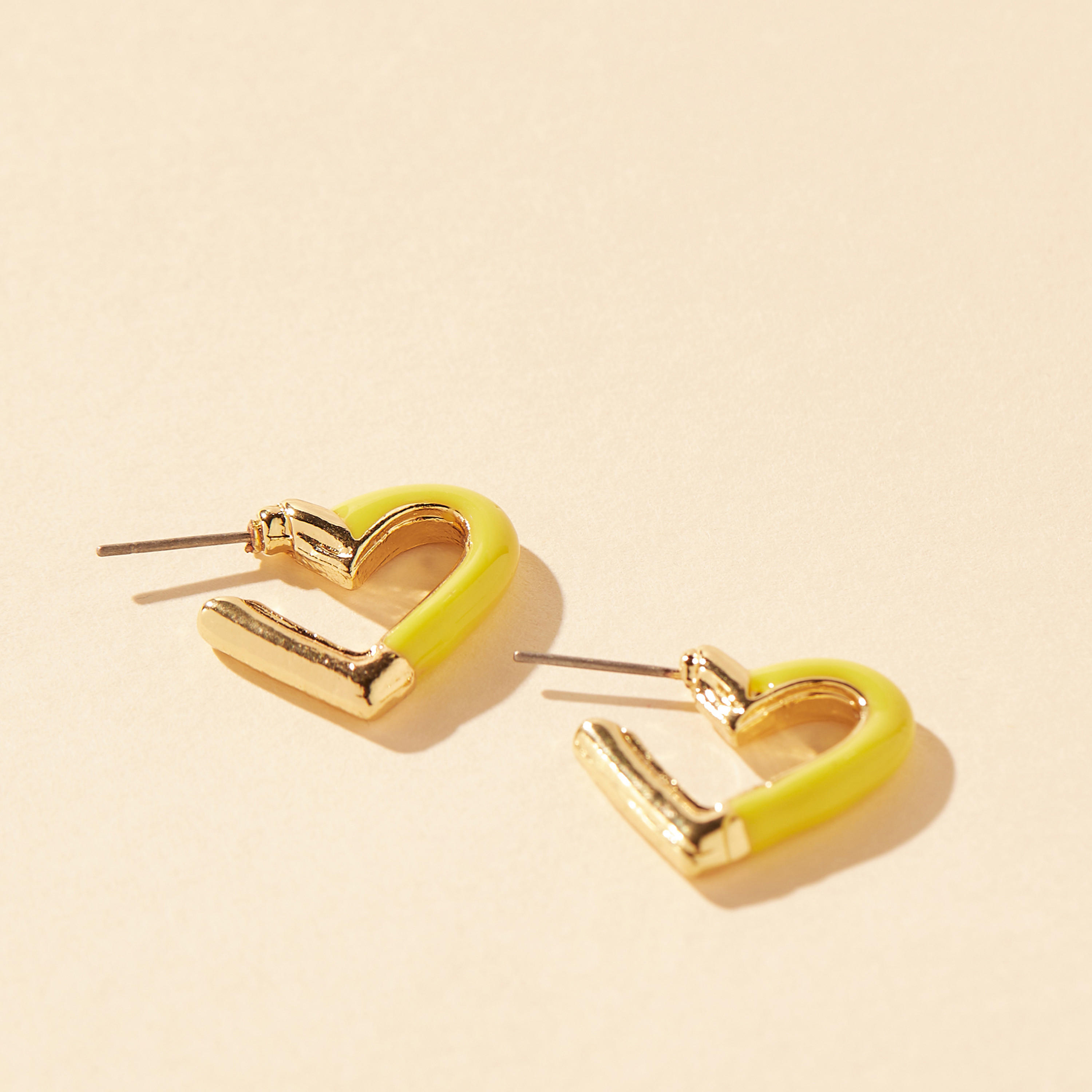 حلق ميتاليك بقفل مفصلي-women-watchesandjewellery-jewellery-earrings-image-1