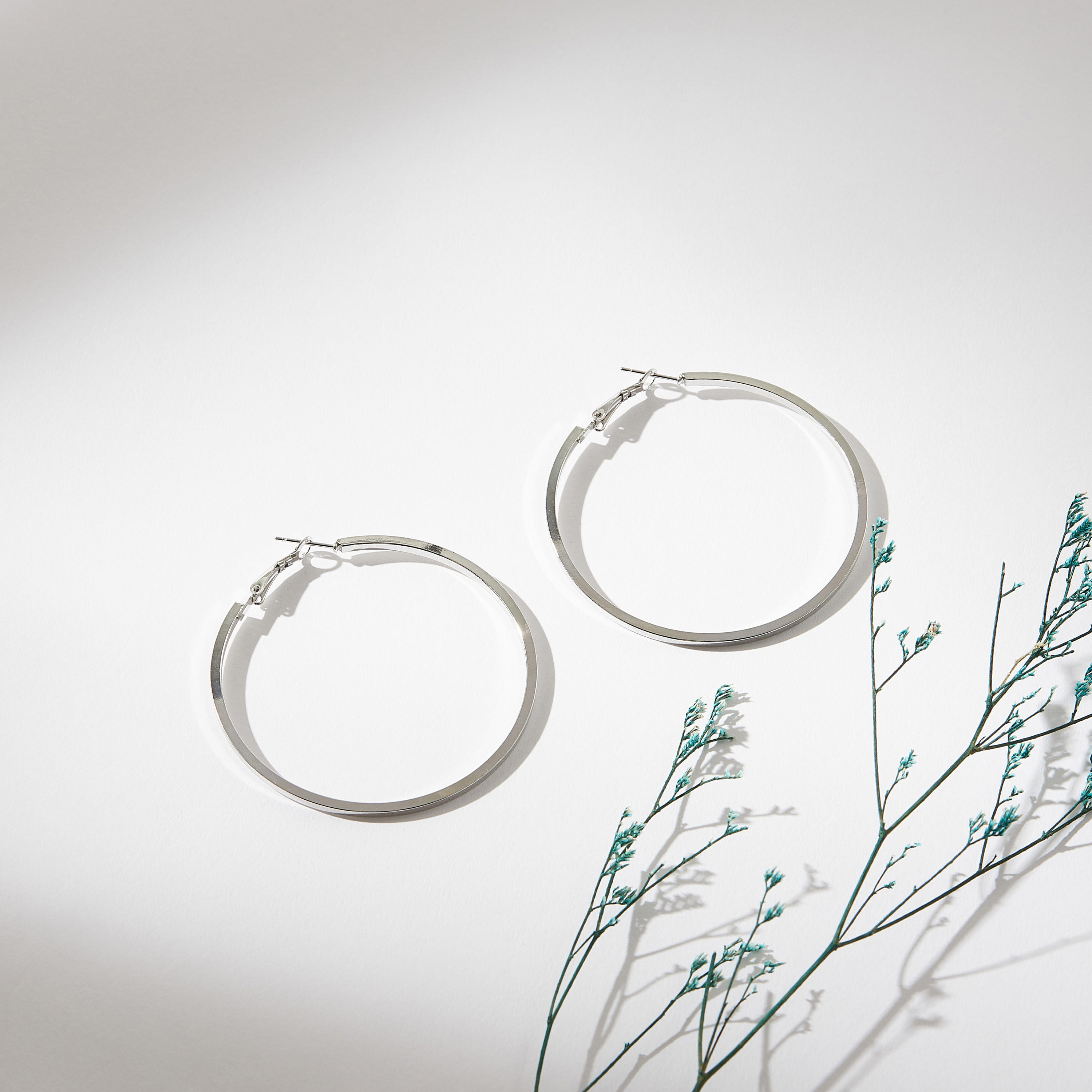 Rhombus Shaped Embellished Earrings-women-watchesandjewellery-jewellery-earrings-image-1