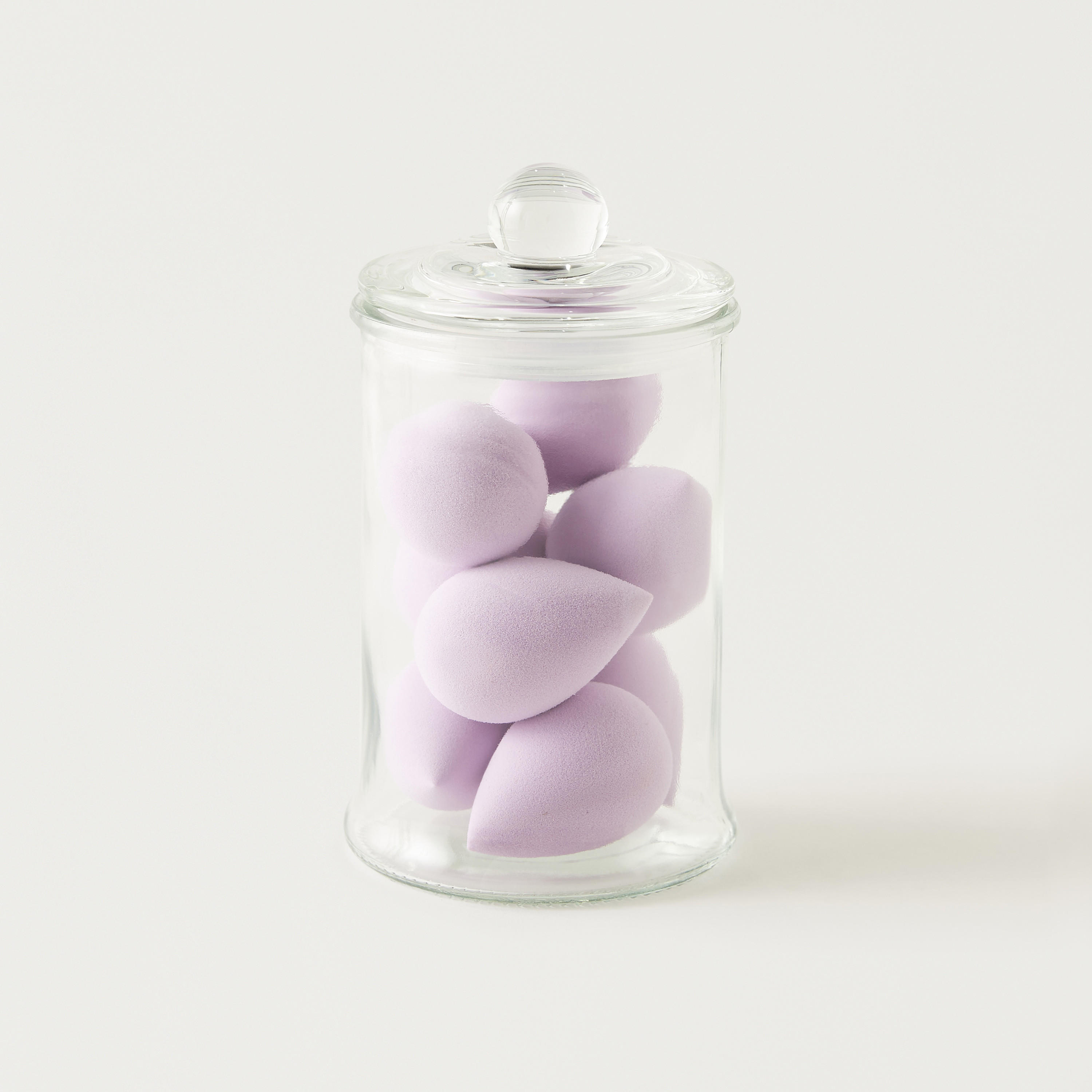 Findz 8-Piece Makeup Blender Sponge Set in Glass Jar-beautyandpersonalcare-makeup-brushesandaccessories-sponges-image-1